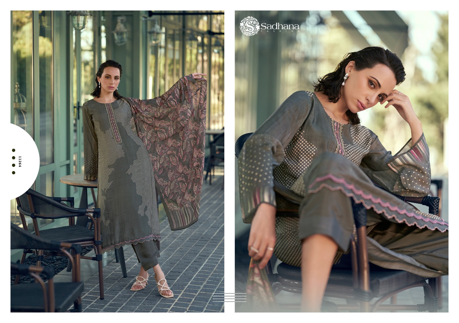 Sadhana Fashion Aleena Pure Musline Silk Digital Print Wholesale Fancy Salwar Suit Collection - Image 4