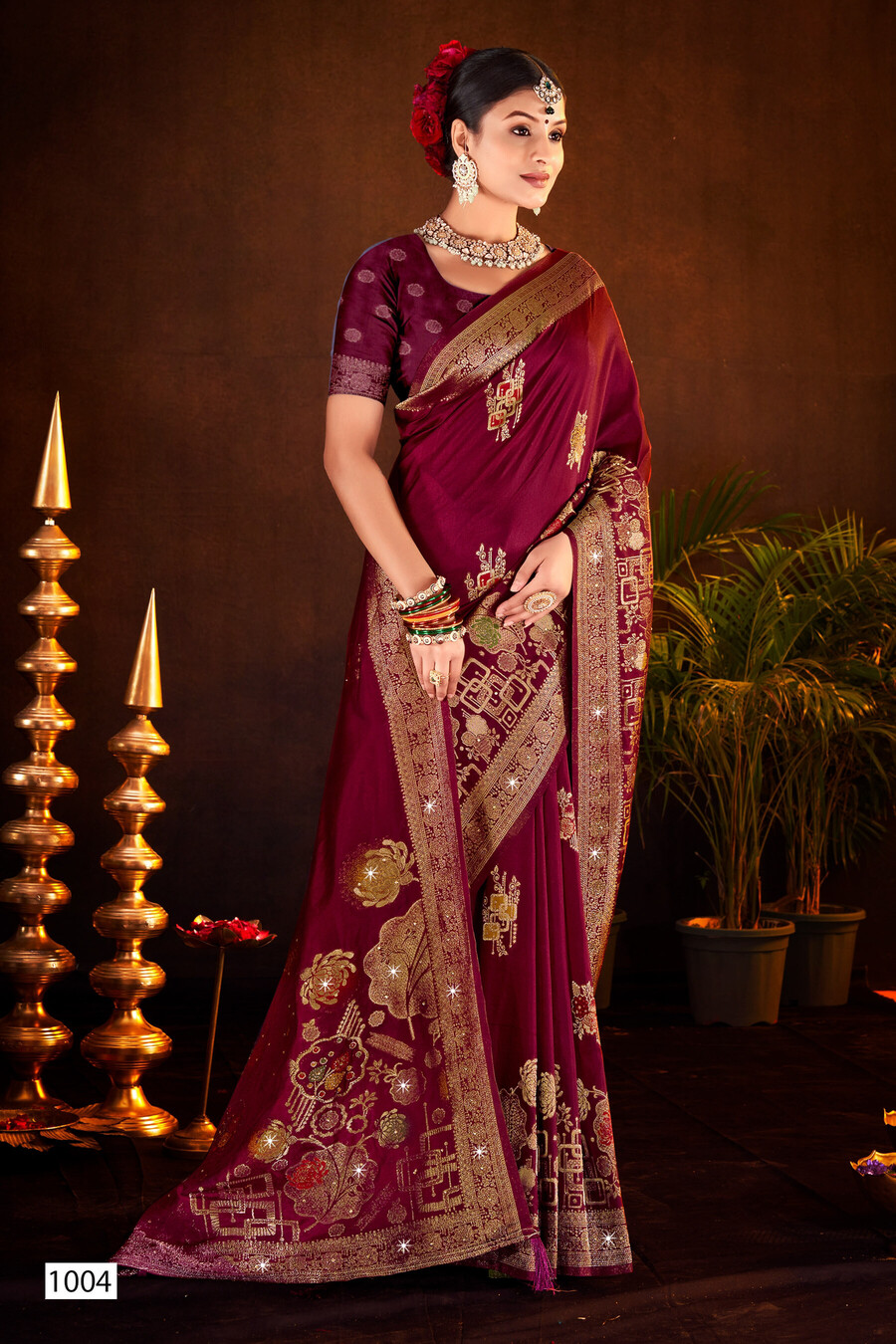 Saroj Ayodhya Dola Saroski Vol 2 Wholesale Festiver Wear Dola Silk Saree Collection - Image 6