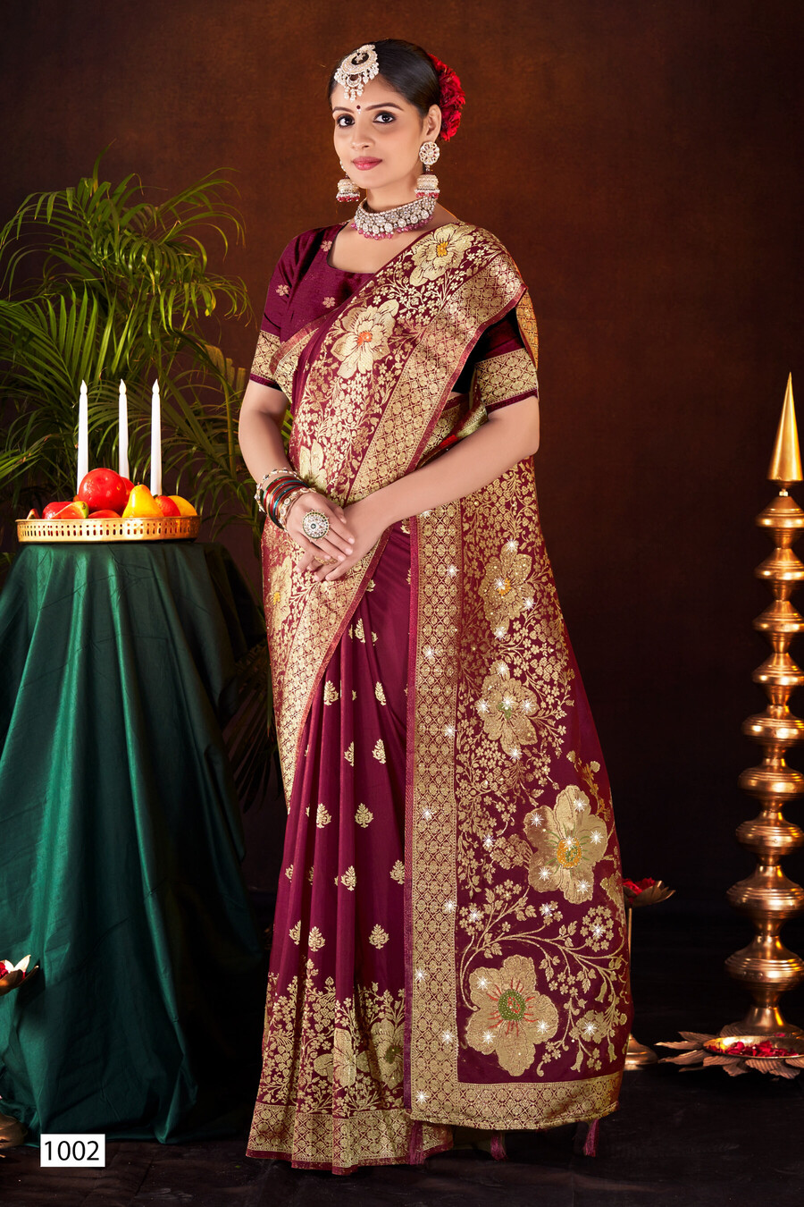 Saroj Yodhya Dola Saroski Vol 1 Soft Dola Silk Wholesale Fancy Saree Collection - Image 3