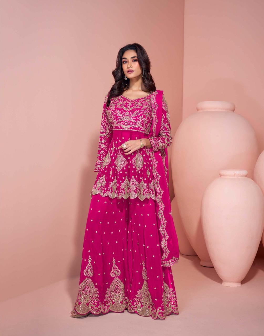 Sayuri Veera Georgette Embroidered Wholesale Designer Salwar Suit Collection - Image 2