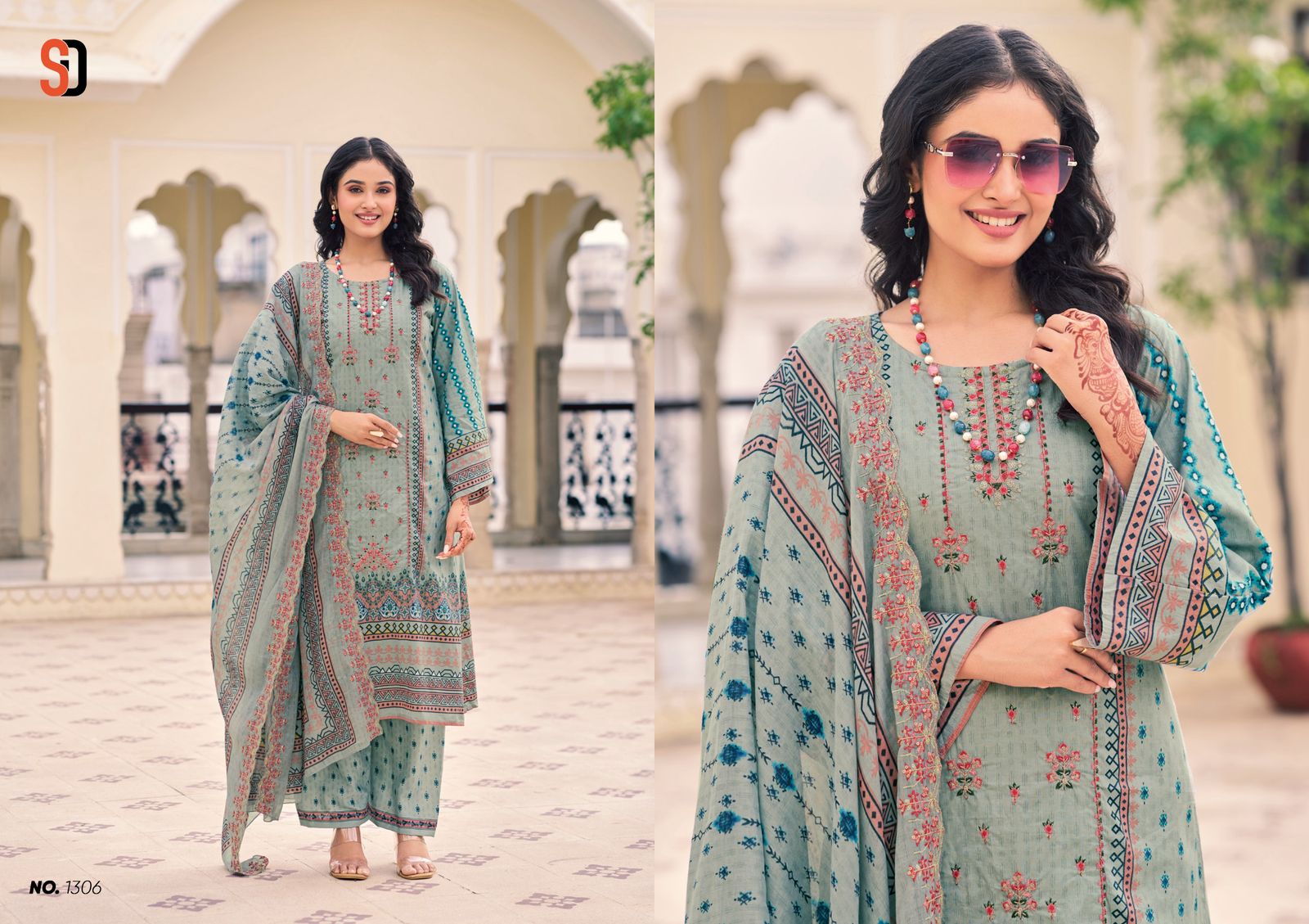 Shraddha Bin Saeed Lawn Collection Vol 13 Cotton Wholesale Pakistani Suit Catalog - Image 4