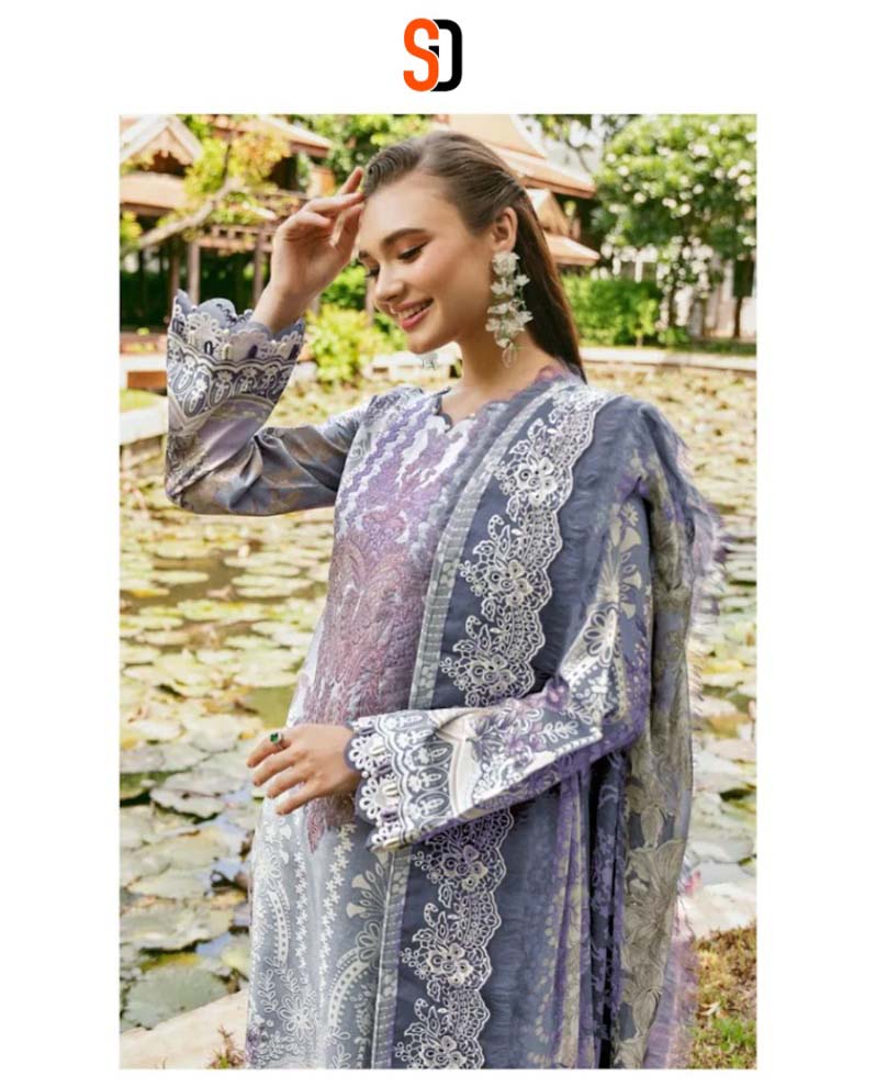 Shraddha Needle Wonder Vol 5 Chiffon Dupatta Wholesale Pakistani Salwar Suit Catalog