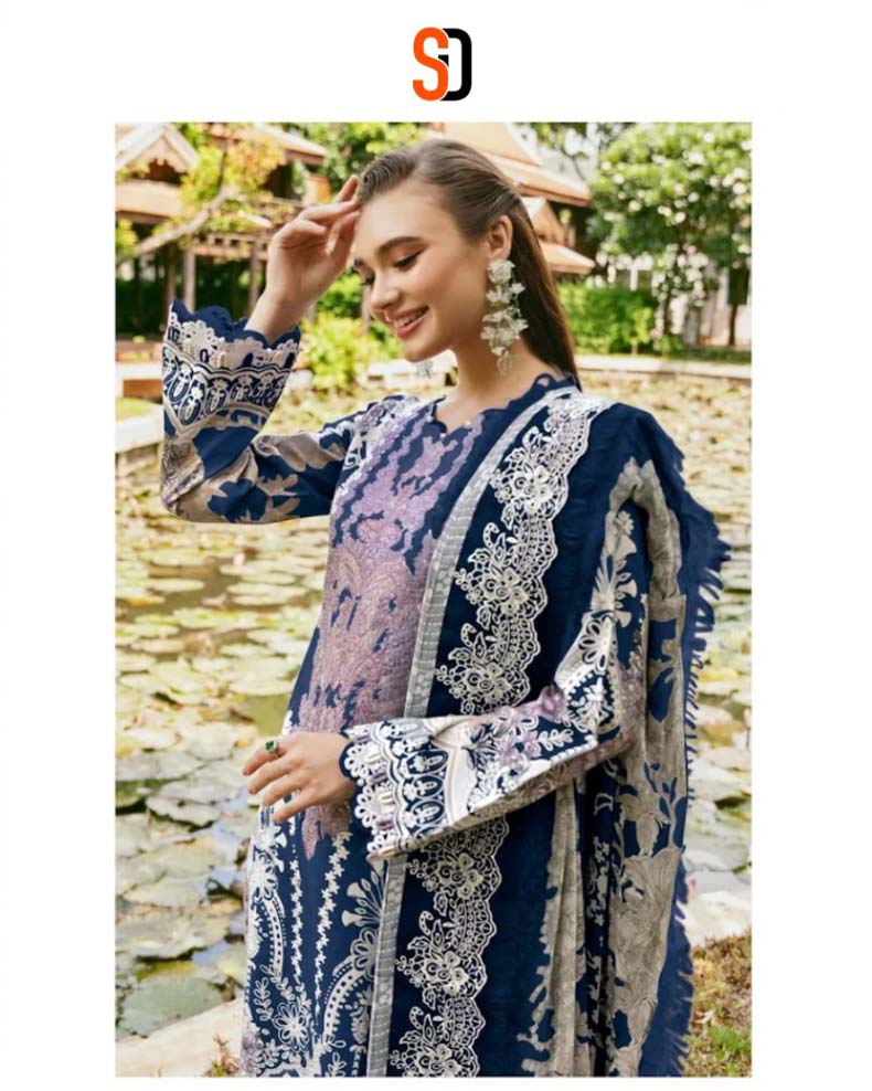 Shraddha Needle Wonder Vol 5 Cotton Dupatta Wholesale Pakistani Salwar Suit Catalog