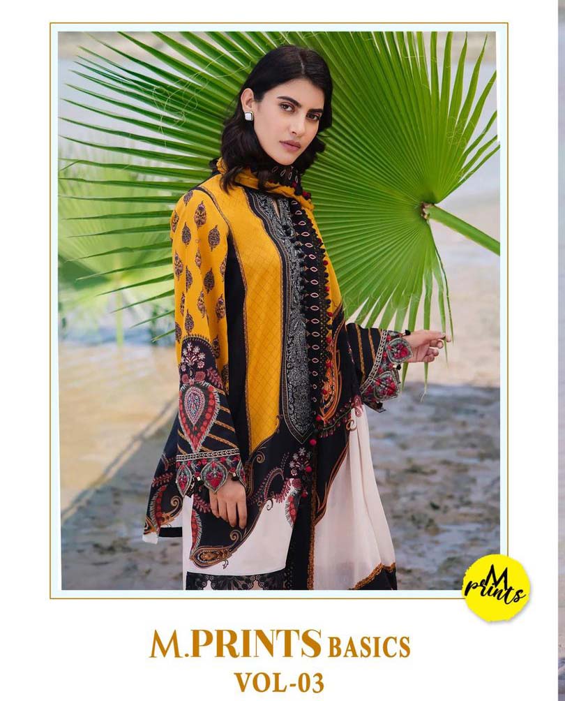 Shree M Prints Basics Vol 3 Chiffon Dupatta Wholesale Pakistani Salwar Suit Eid Collection