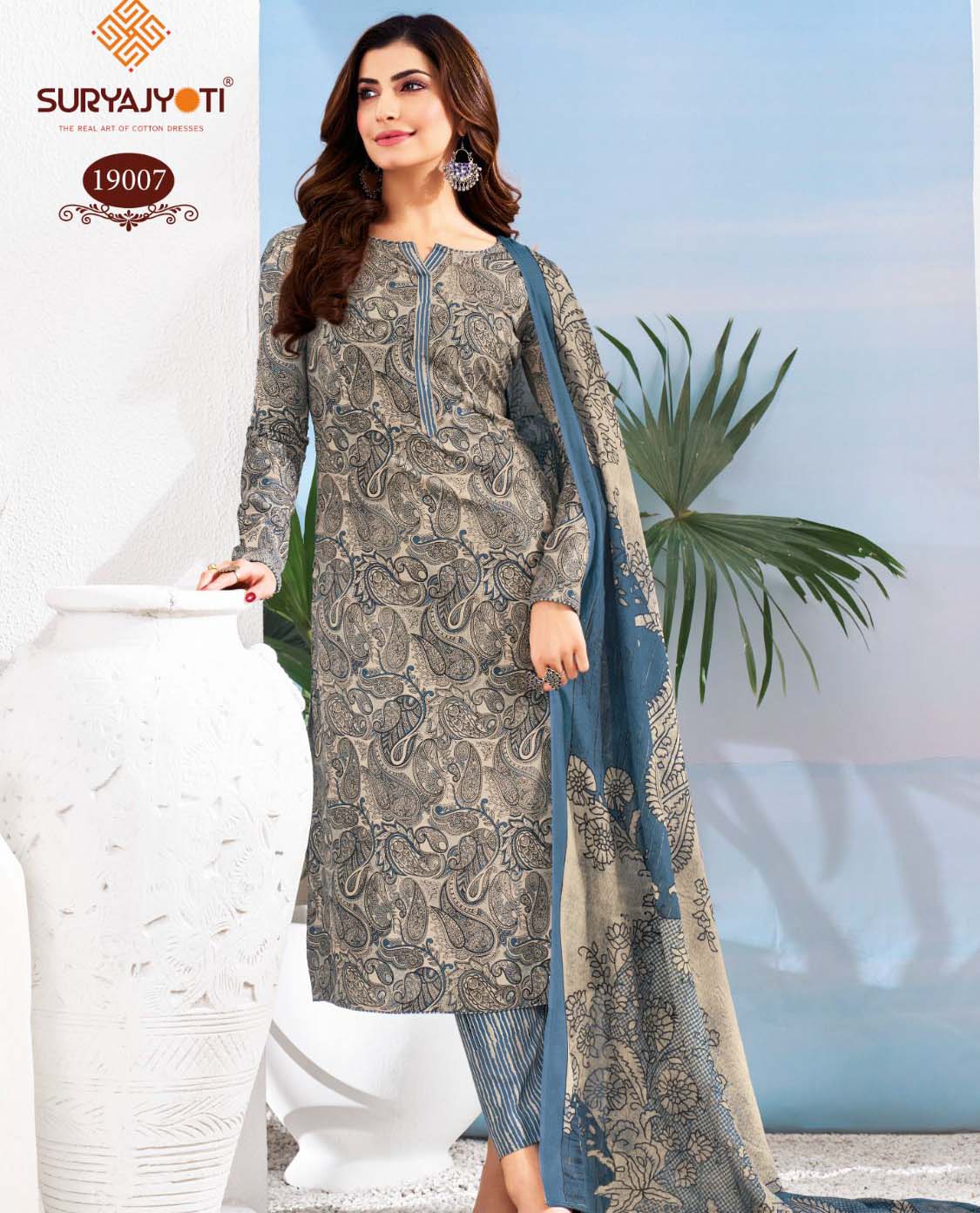 Suryajyoti Zion Cotton Vol-19 Cotton Wholesale Fancy Dress Material Catalog