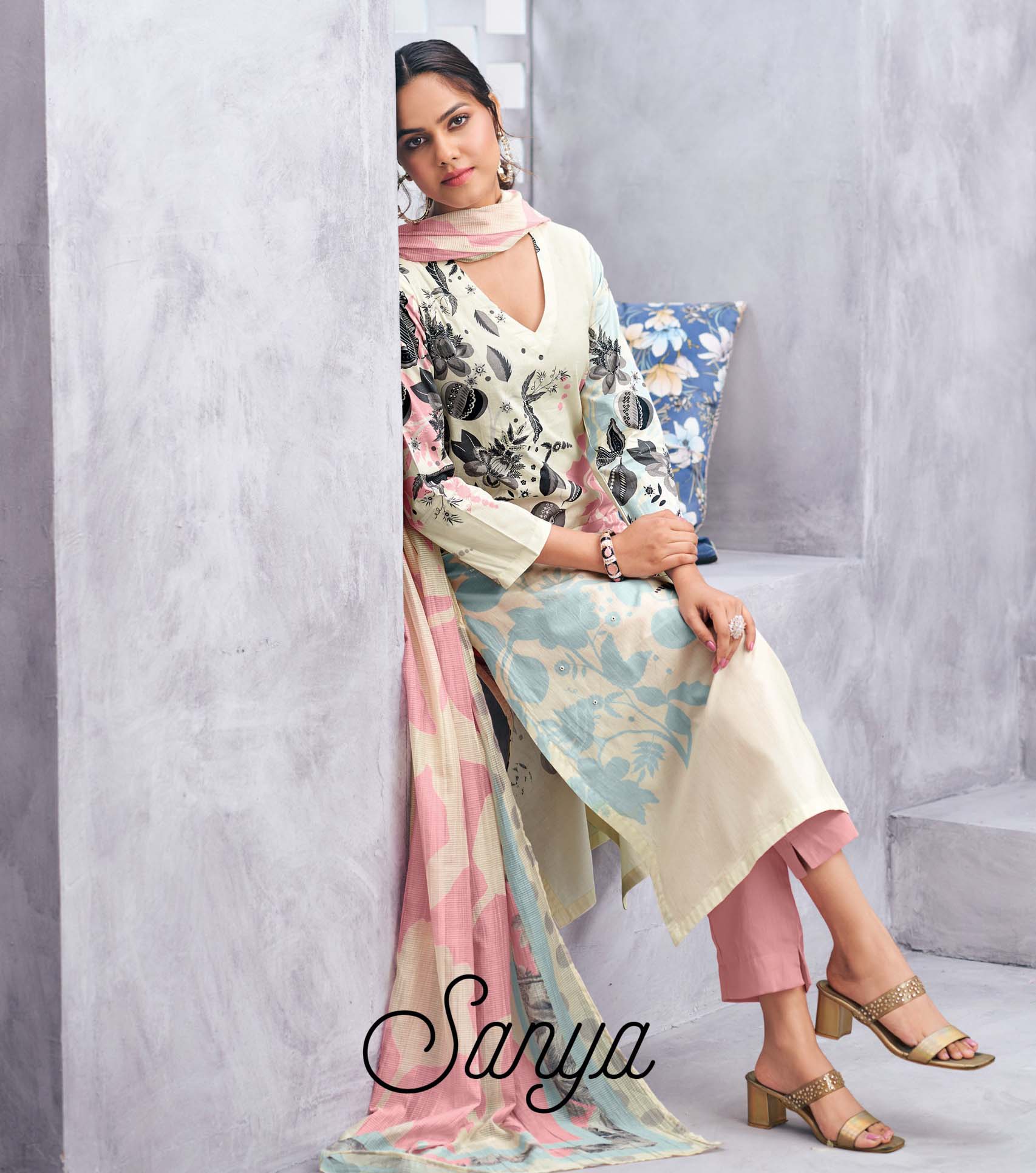 T&M Sanya Pure Cotton Wholesale Fancy Salwar Suit Collection
