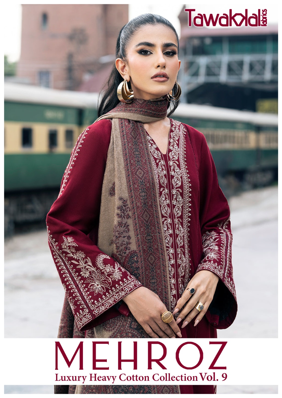 Tawakkal Mehroz Vol-09 Cotton Wholesale Karachi Dress Material Catalog