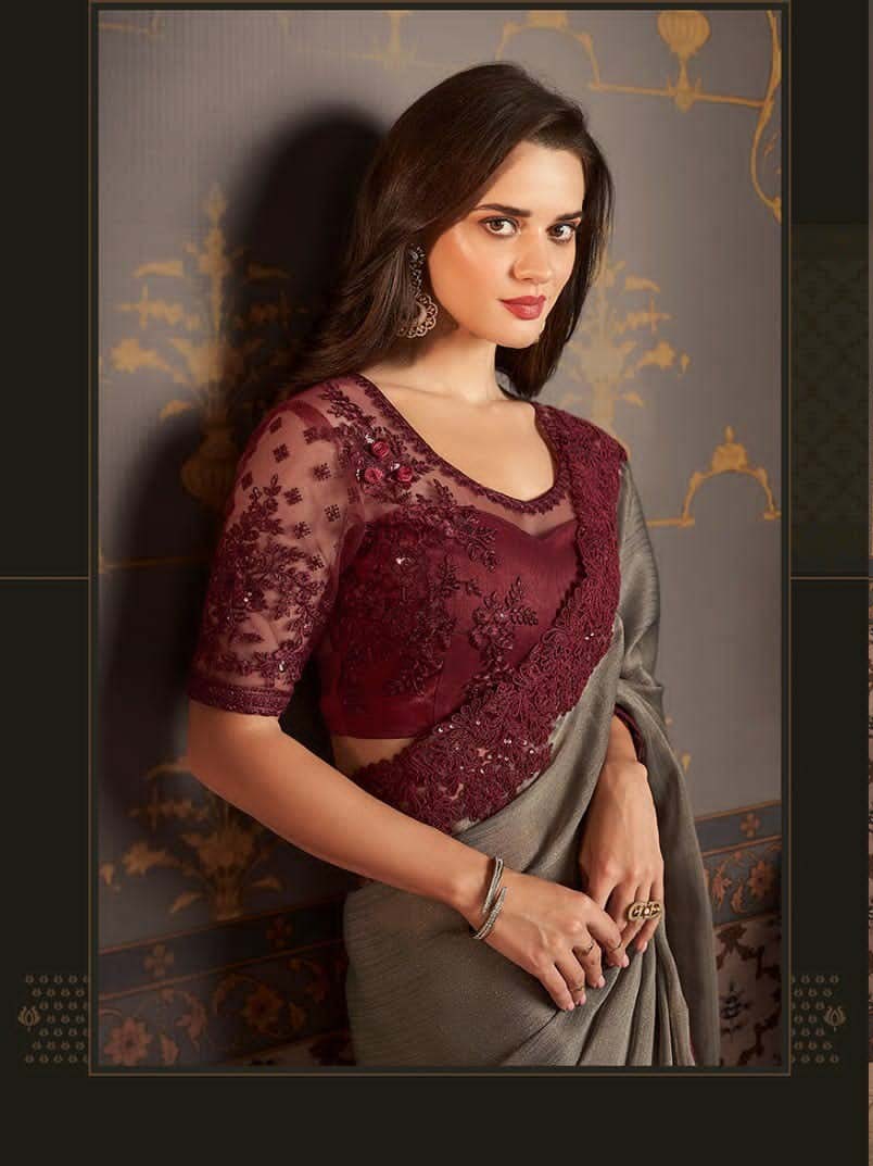 Tfh Sw-1205 Golden Ecstasy Silk Wholesale Designer Saree Collection