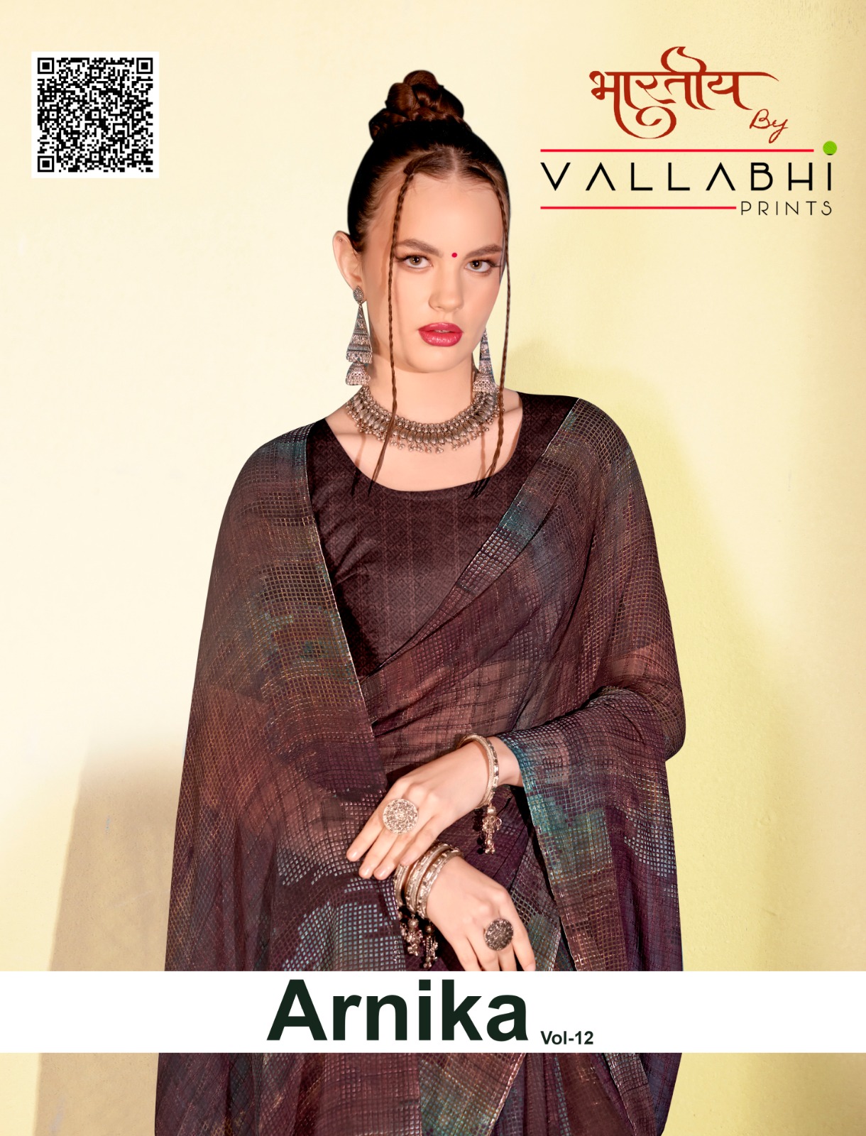 Vallabhi Prints Arnika-12 Georgette Wholesale Sarees Catalog