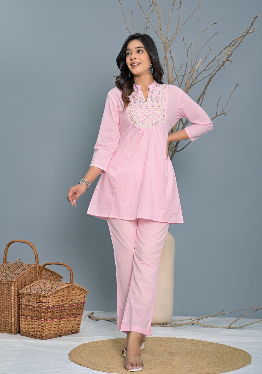Vardan Ethnic Premium Cotton Co-Ord Set (2)