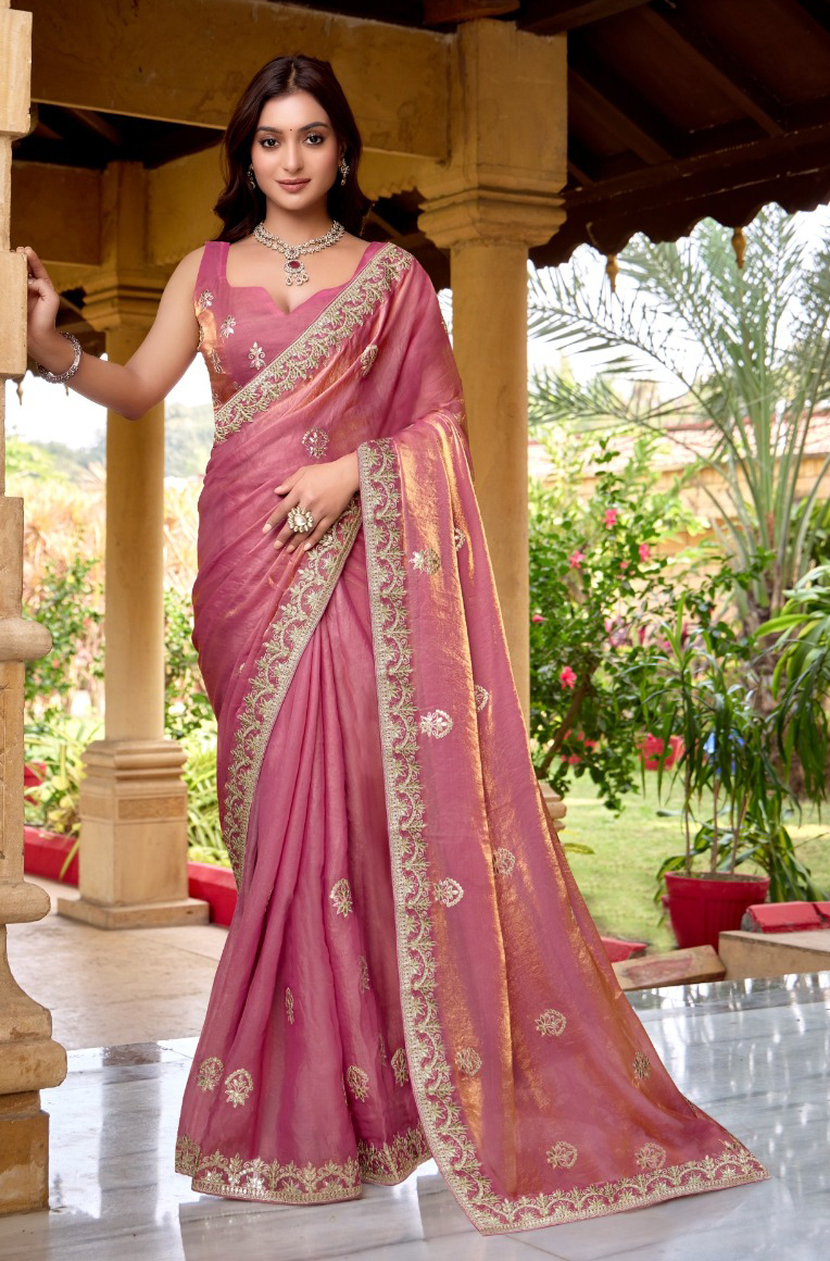 Vardan Ethnic Premium Fendi Chiffon Designer Saree Collection (1)