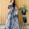Vardan Ethnic Soft Linen Cotton Silk Digital Print Saree Collection