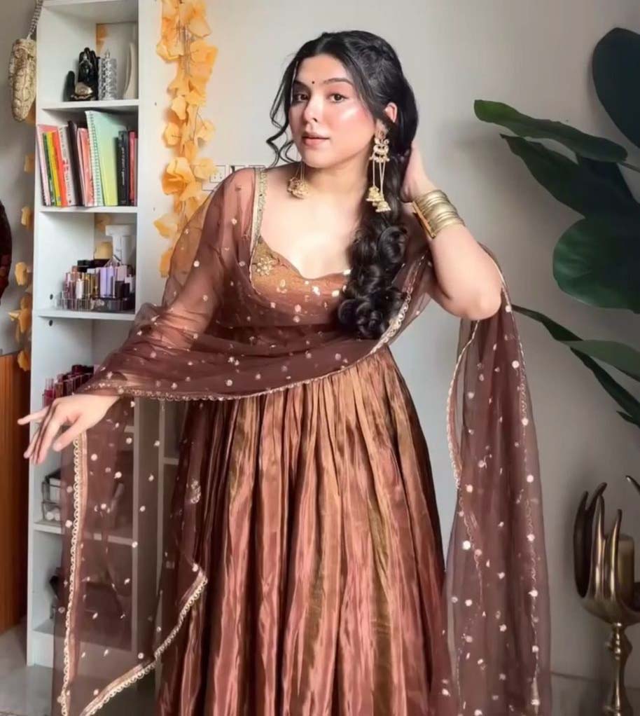 Vardan Ethnic Srk-5239 Fandy Silk Wholesale Pakistani Anarkali Eid Collection