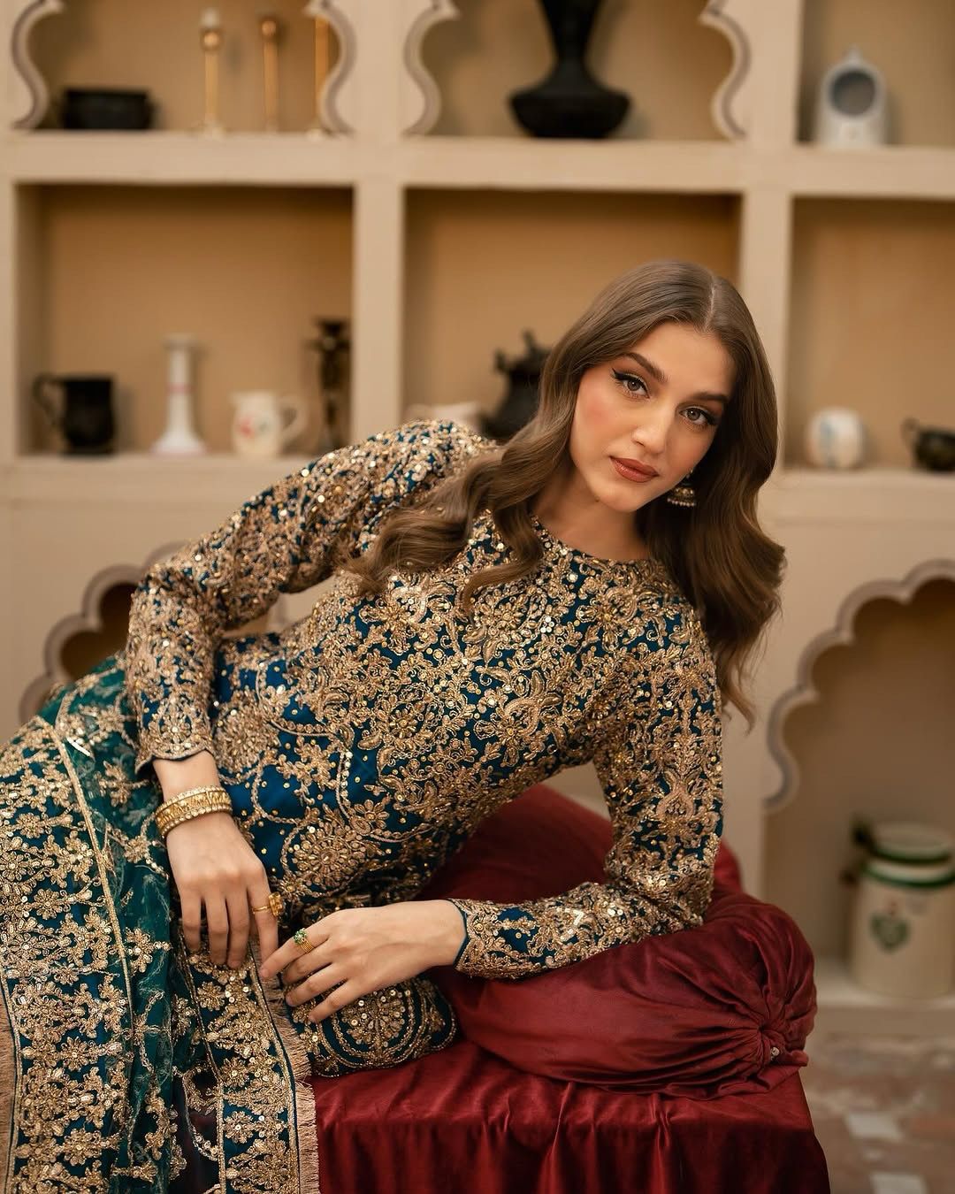 Vardan Srk-5235 Heavy Faux Georgette Wholesale Pakistani Readymade Eid Collection - Image 5