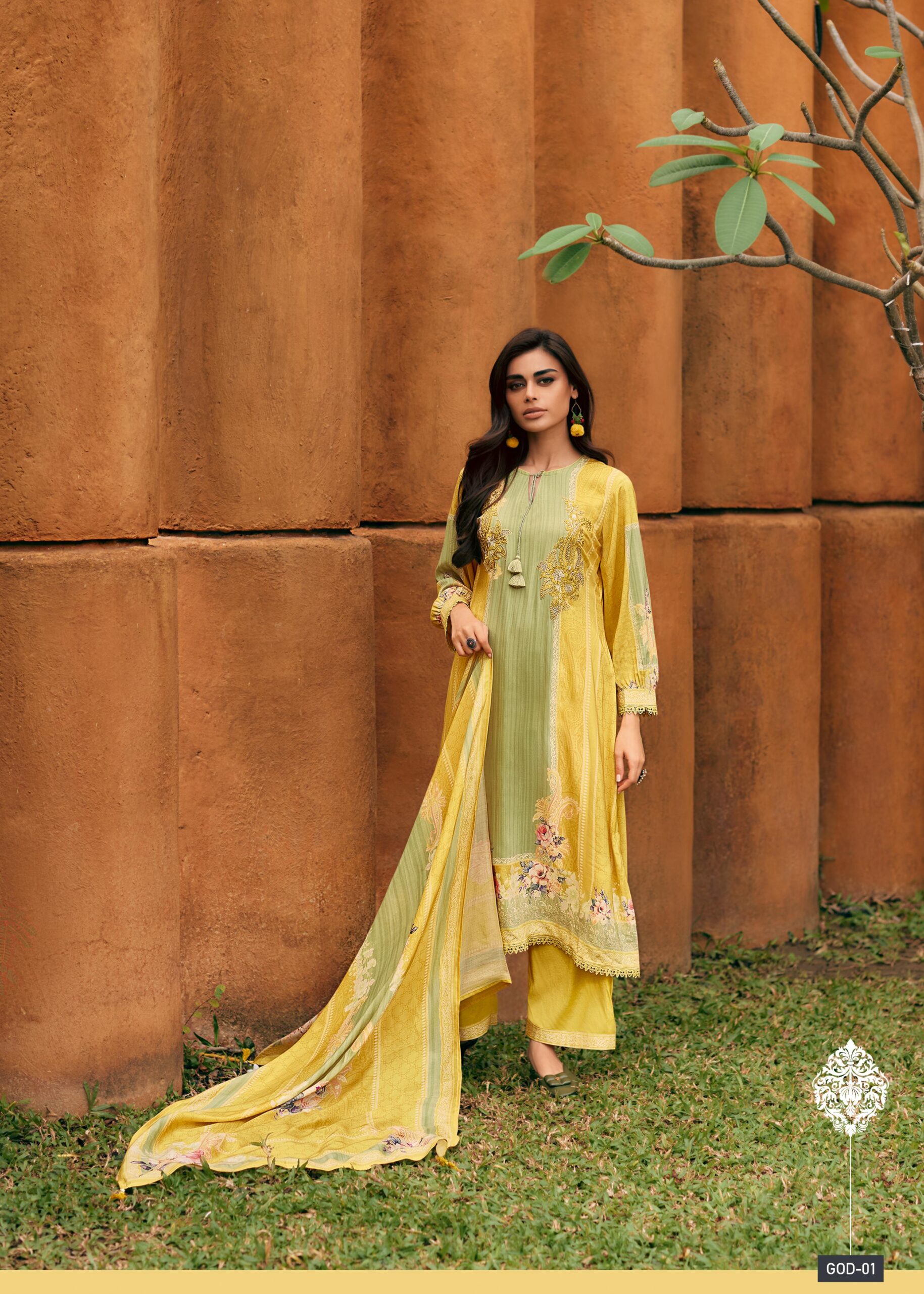 Varsha Garden of Dreams Muslin Cotton Digital Printed Suits Catalog - Image 4