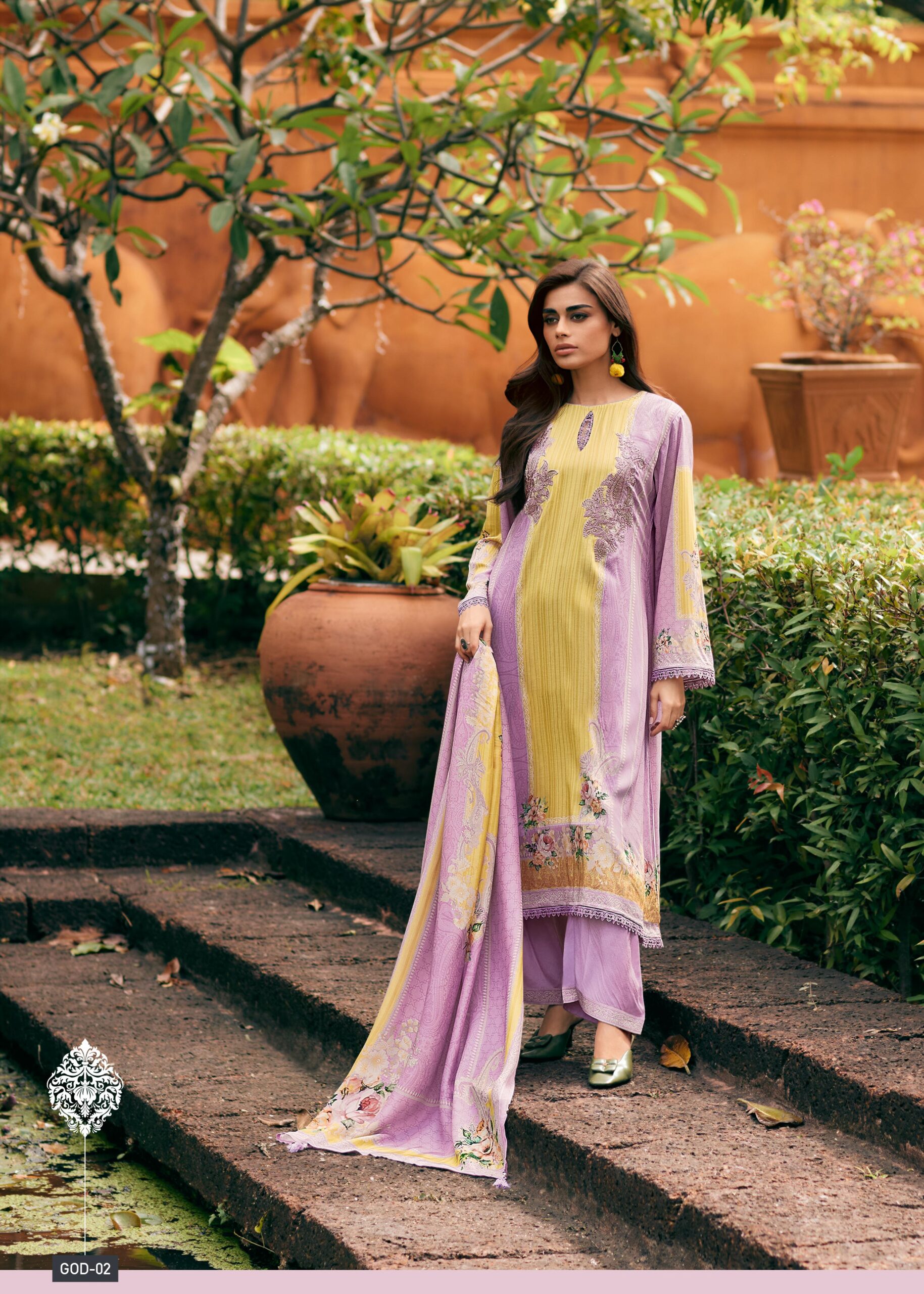 Varsha Garden of Dreams Muslin Cotton Digital Printed Suits Catalog - Image 5