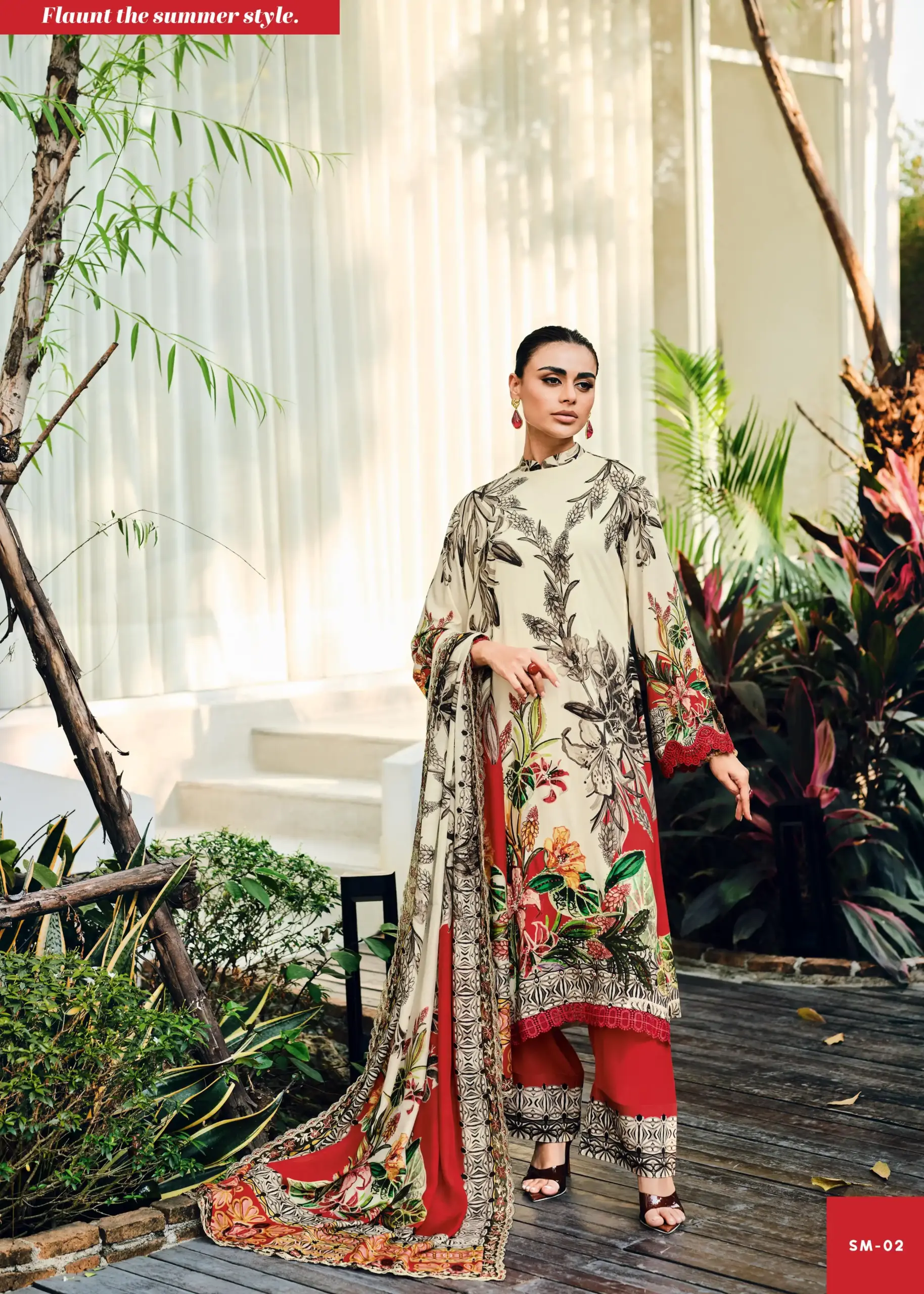 Varsha Summer Muse Cotton Digitally Printed Handwork Wholesale Salwar Suits Catalog - Image 3