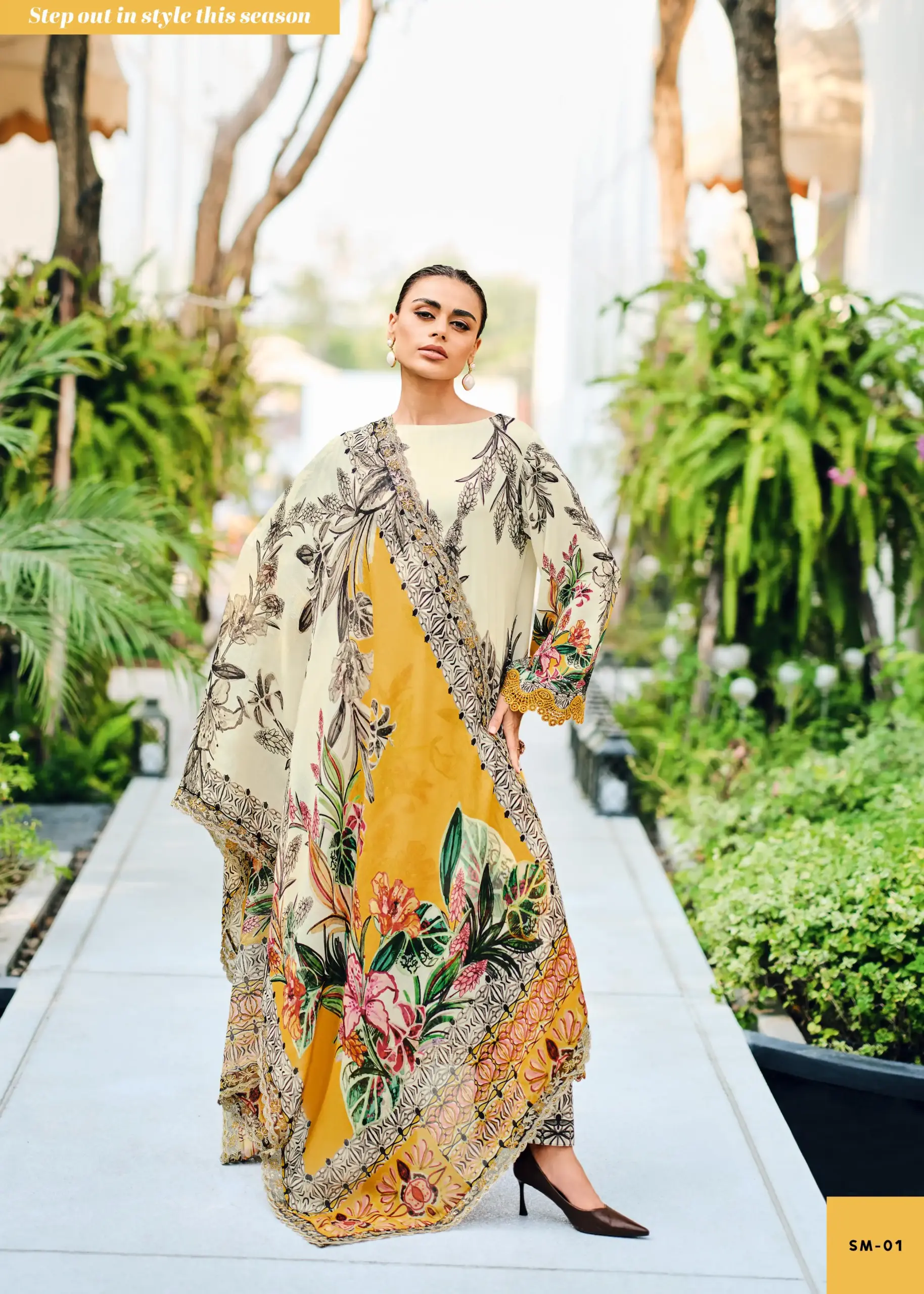 Varsha Summer Muse Cotton Digitally Printed Handwork Wholesale Salwar Suits Catalog - Image 6