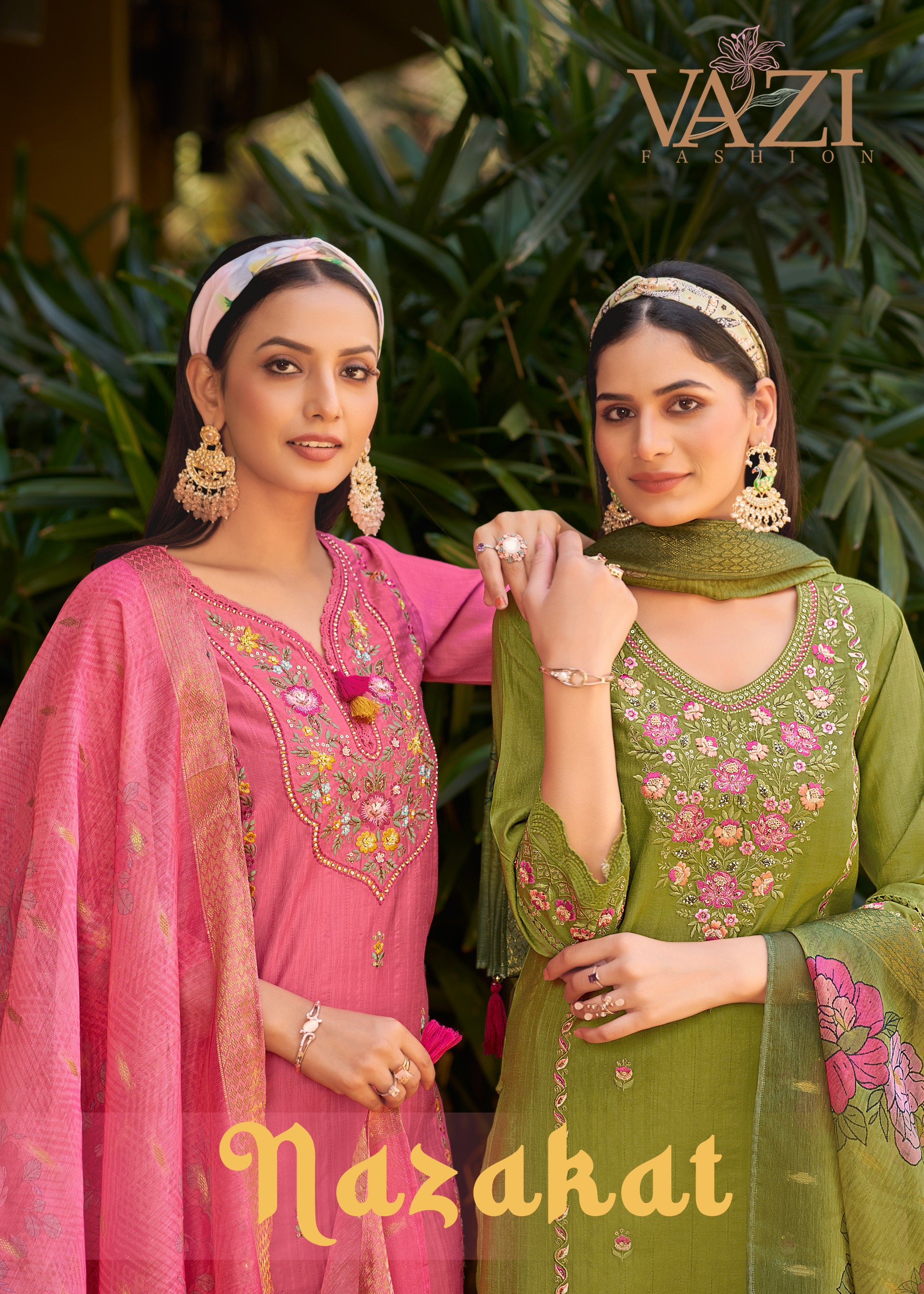 Vazi Fashion Nazakat Pure Viscose Wholesale Readymade Salwar Suit Catalog