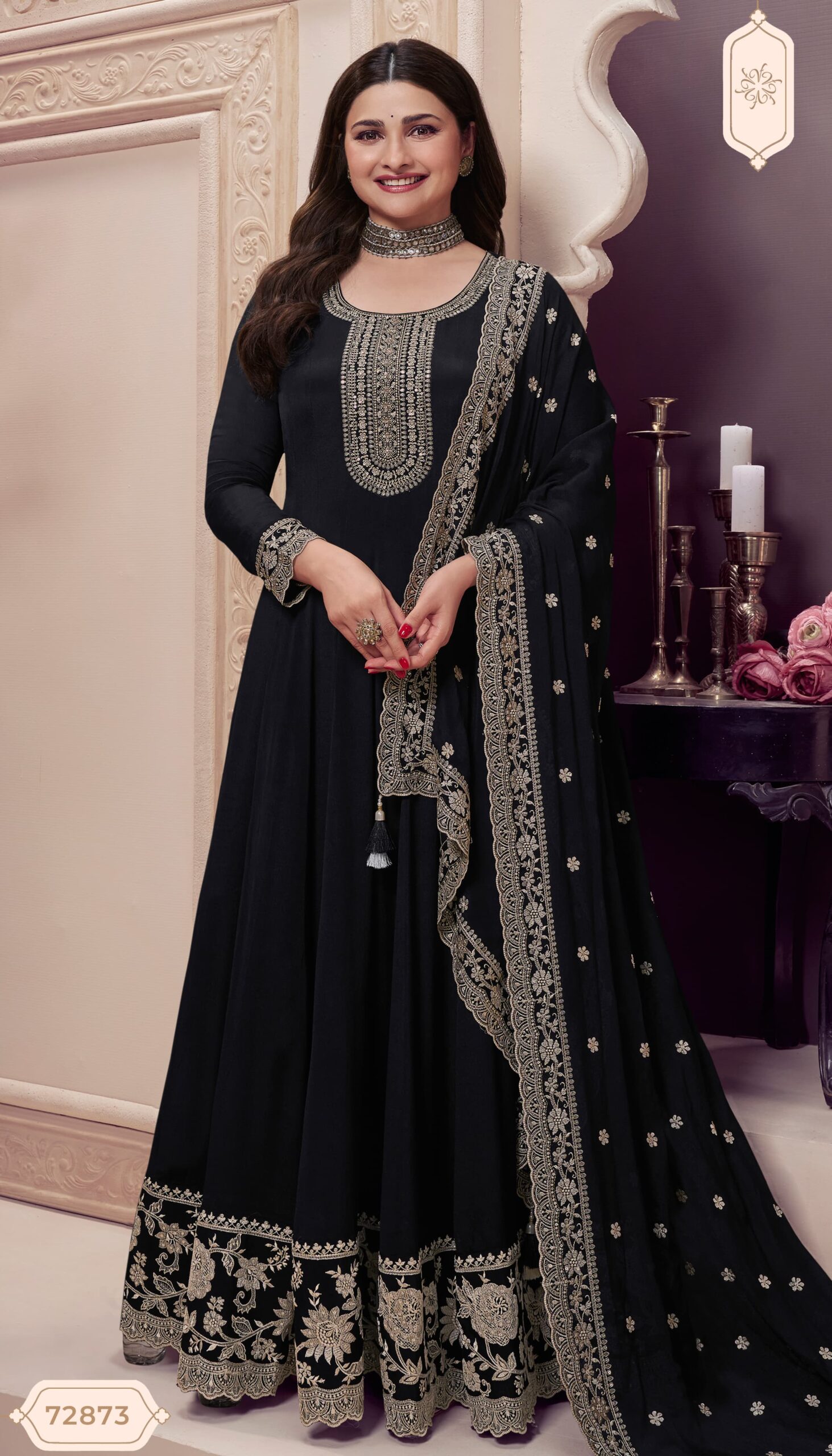 Vinay Kuleesh Blaze Chinon Wholesale Designer Salwar Kameez Collection - Image 6