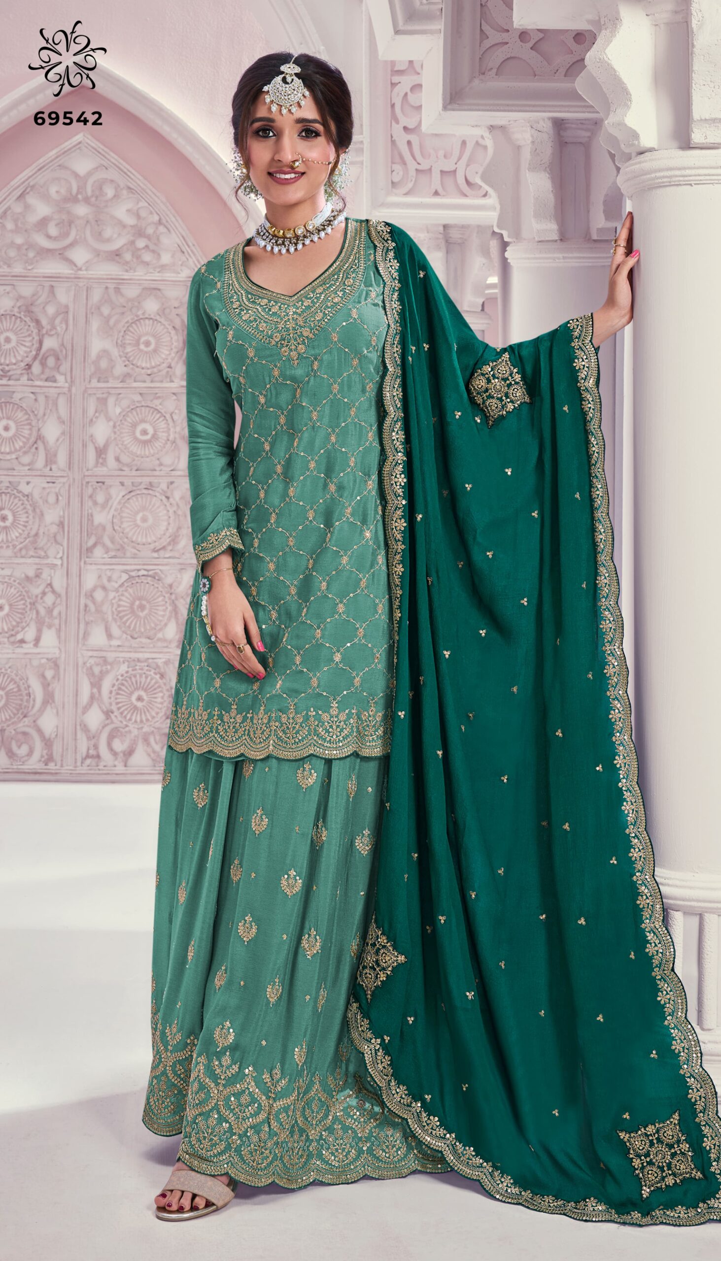 Vinay Rangrasiya Chinon Wholesale Designer Salwar Suit Catalog - Image 4