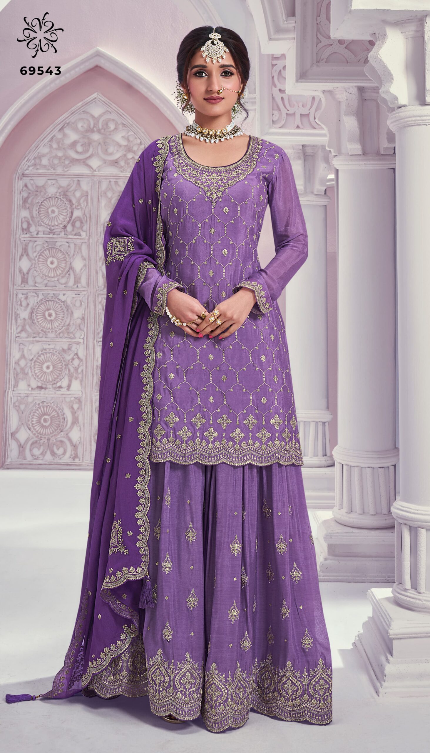 Vinay Rangrasiya Chinon Wholesale Designer Salwar Suit Catalog - Image 5