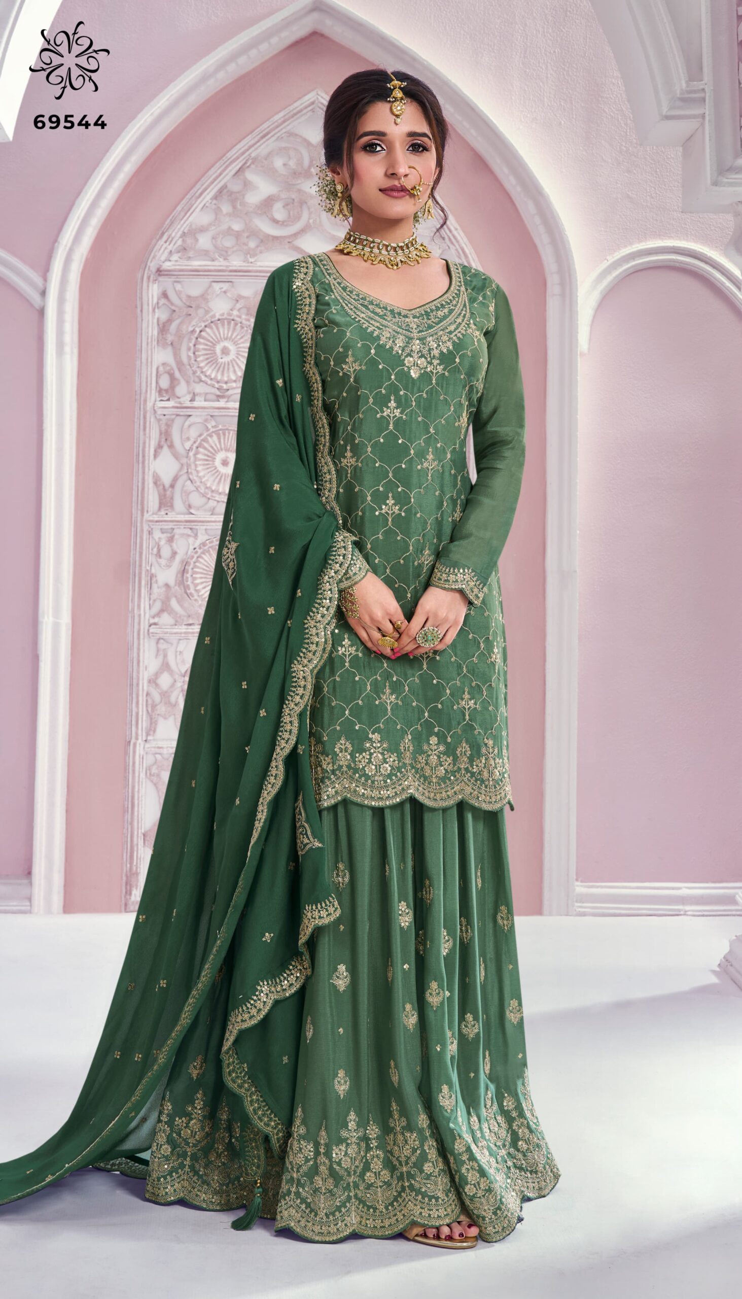 Vinay Rangrasiya Chinon Wholesale Designer Salwar Suit Catalog - Image 6