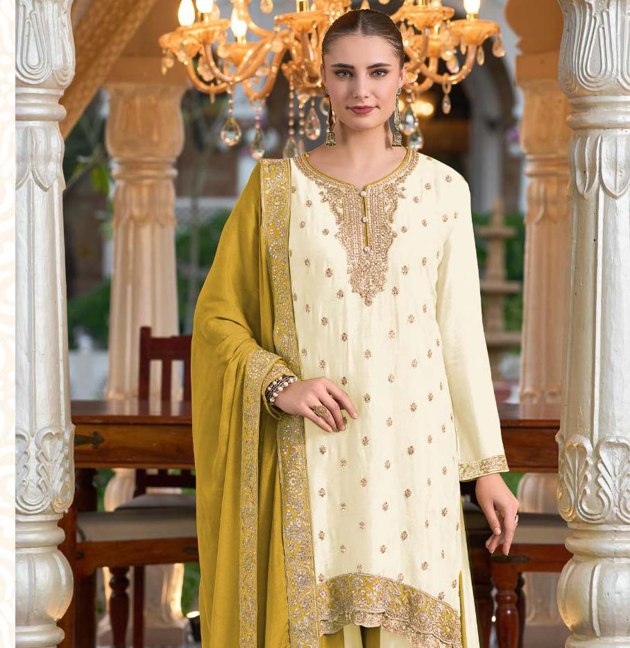 Shree Fabs Dn 1574 Chinon Silk Wholesale Pakistani Readymade Salwar Suit Catalog
