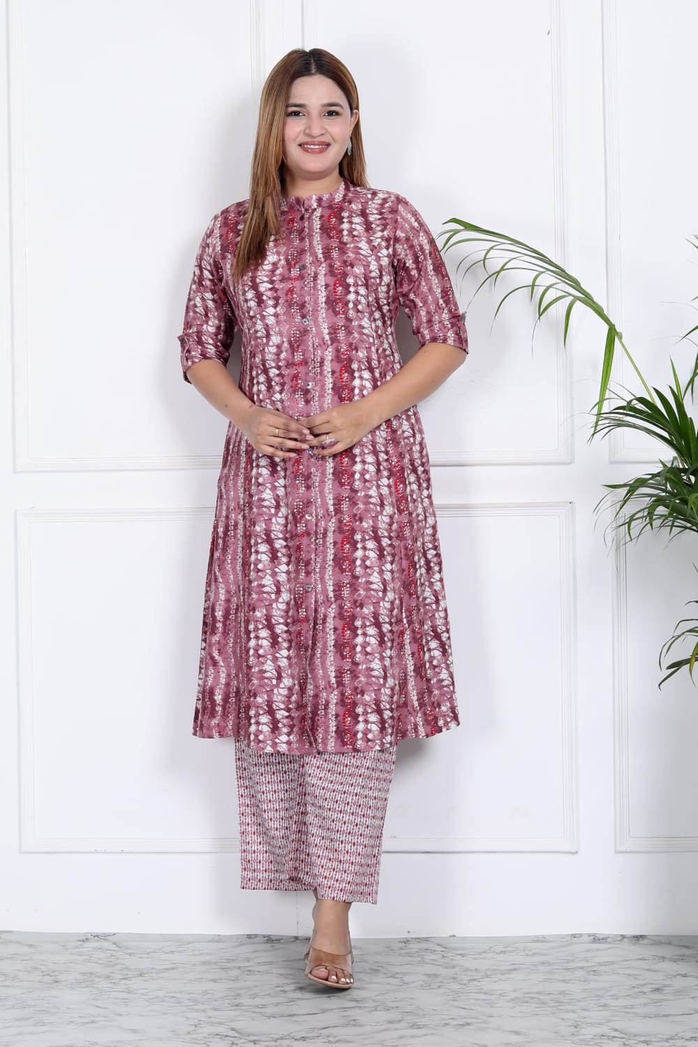 Vardan Ethnic Flora Vol 1 Rayon Wholesale Kurti With Plazo Catalog - Image 9