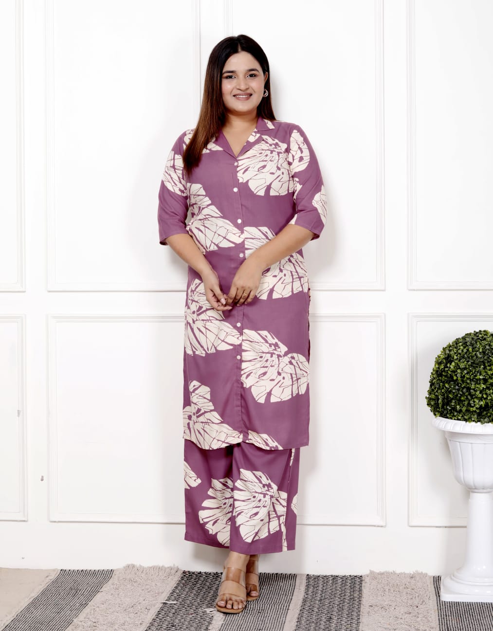 Vardan Ethnic Flora Vol 1 Rayon Wholesale Kurti With Plazo Catalog - Image 11