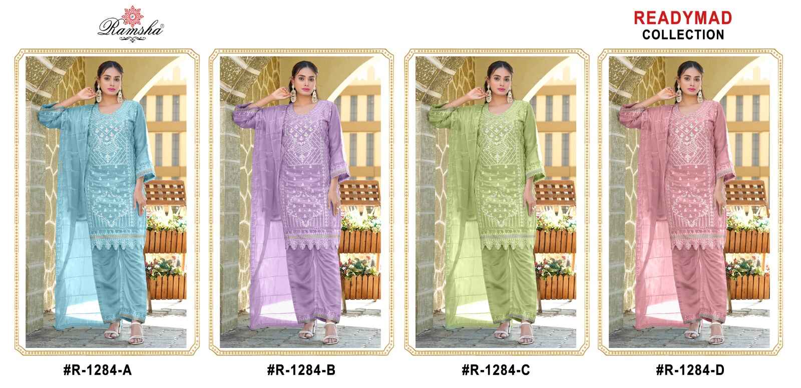 Ramsha R-1284 Nx Jimi Chu Wholesale Pakistani Readymade Eid Collection - Image 5