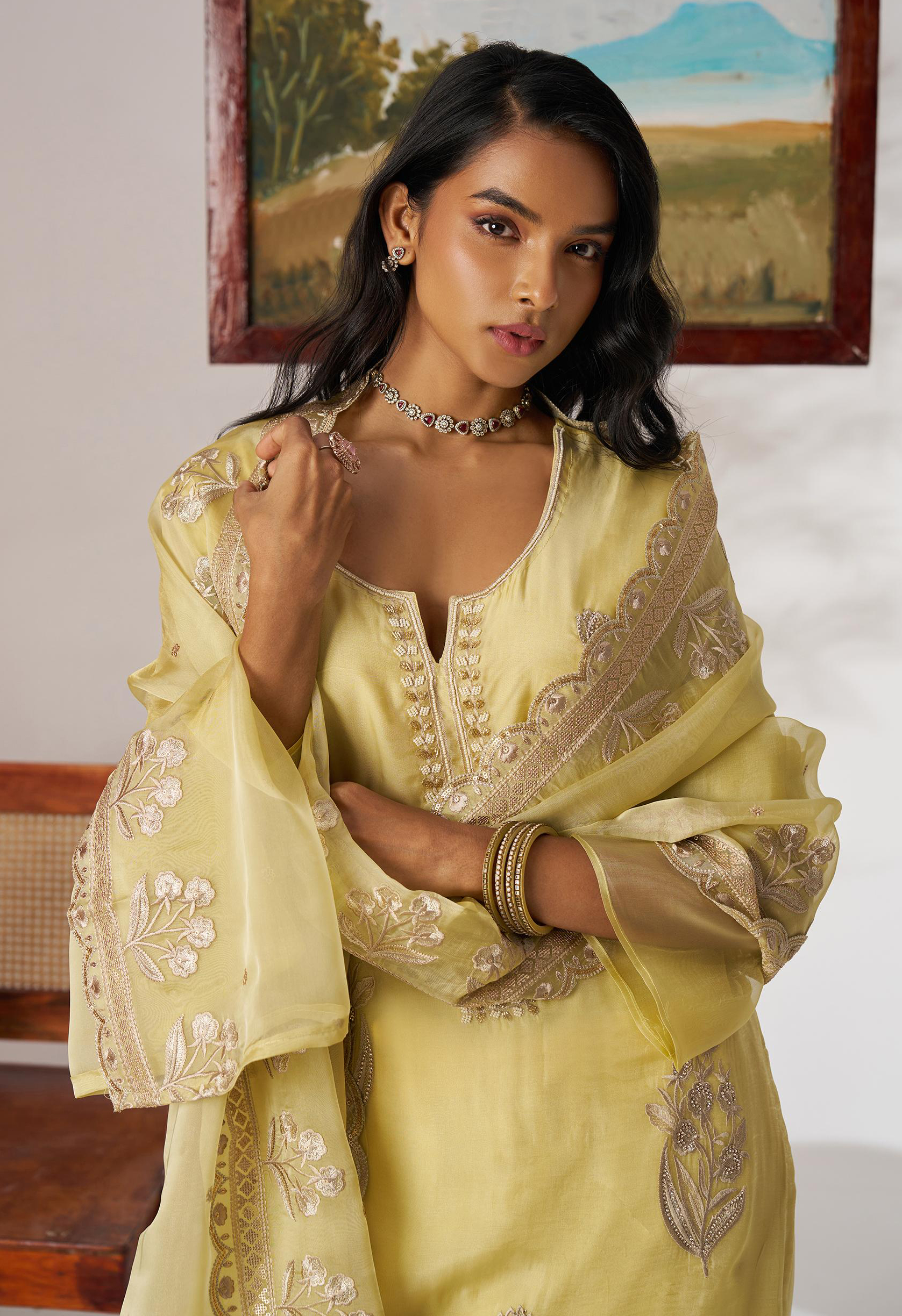 SUKOON By Alizeh D7024 Organza Salwar Suit