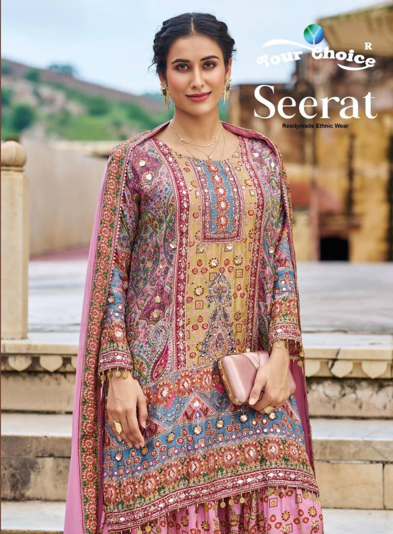 Your Choice Seerat Chinon Wholesale Designer Salwar Kameez Collection