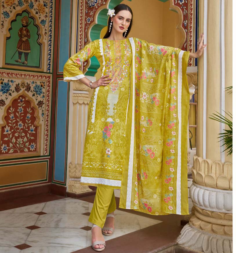 Zulfat Noor Cotton Printed Wholesale Fancy Dress Material Catalog