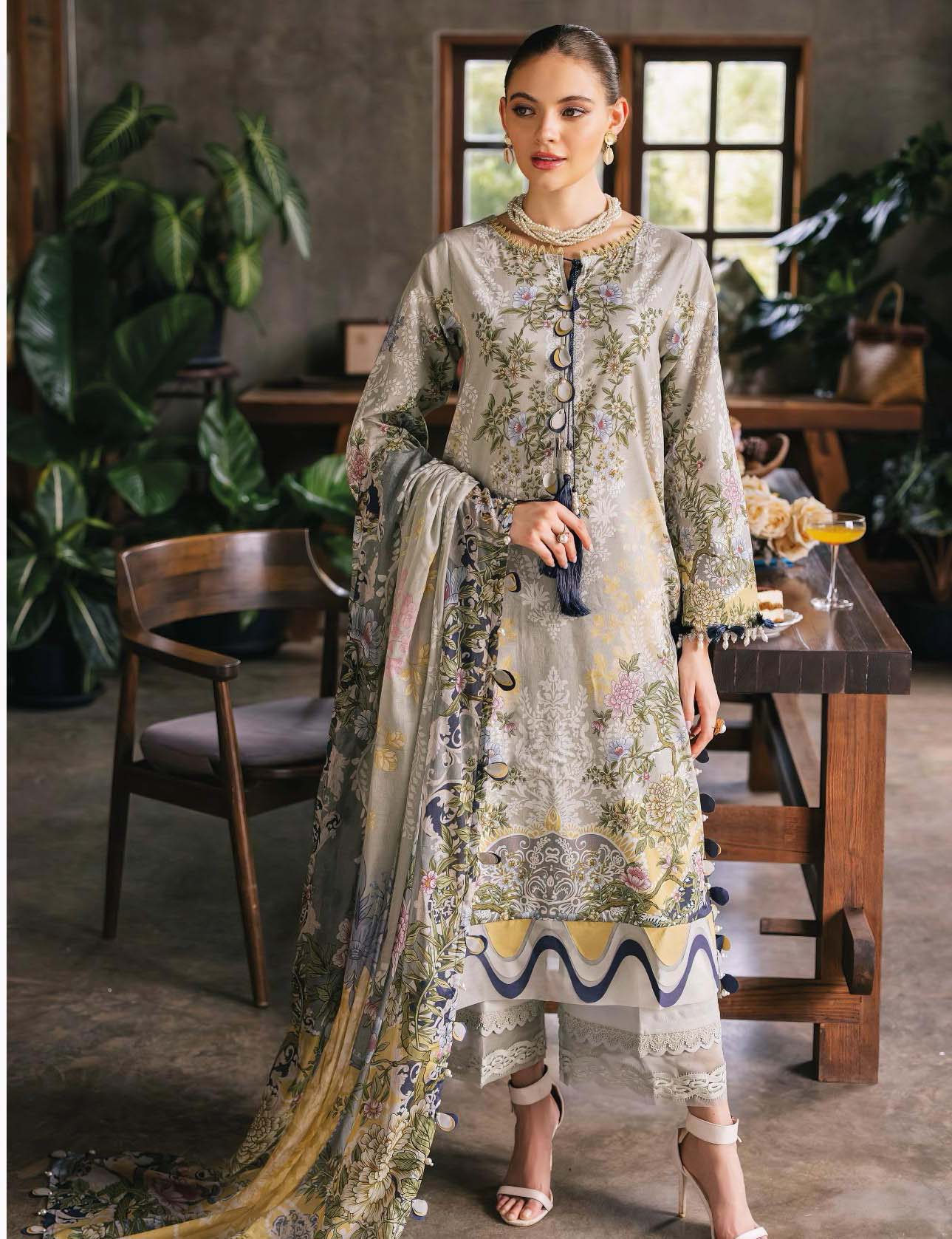 Deepsy Jade Urban 25 Chiffon Dupatta Wholesale Pakistani Salwar Kameez Catalog