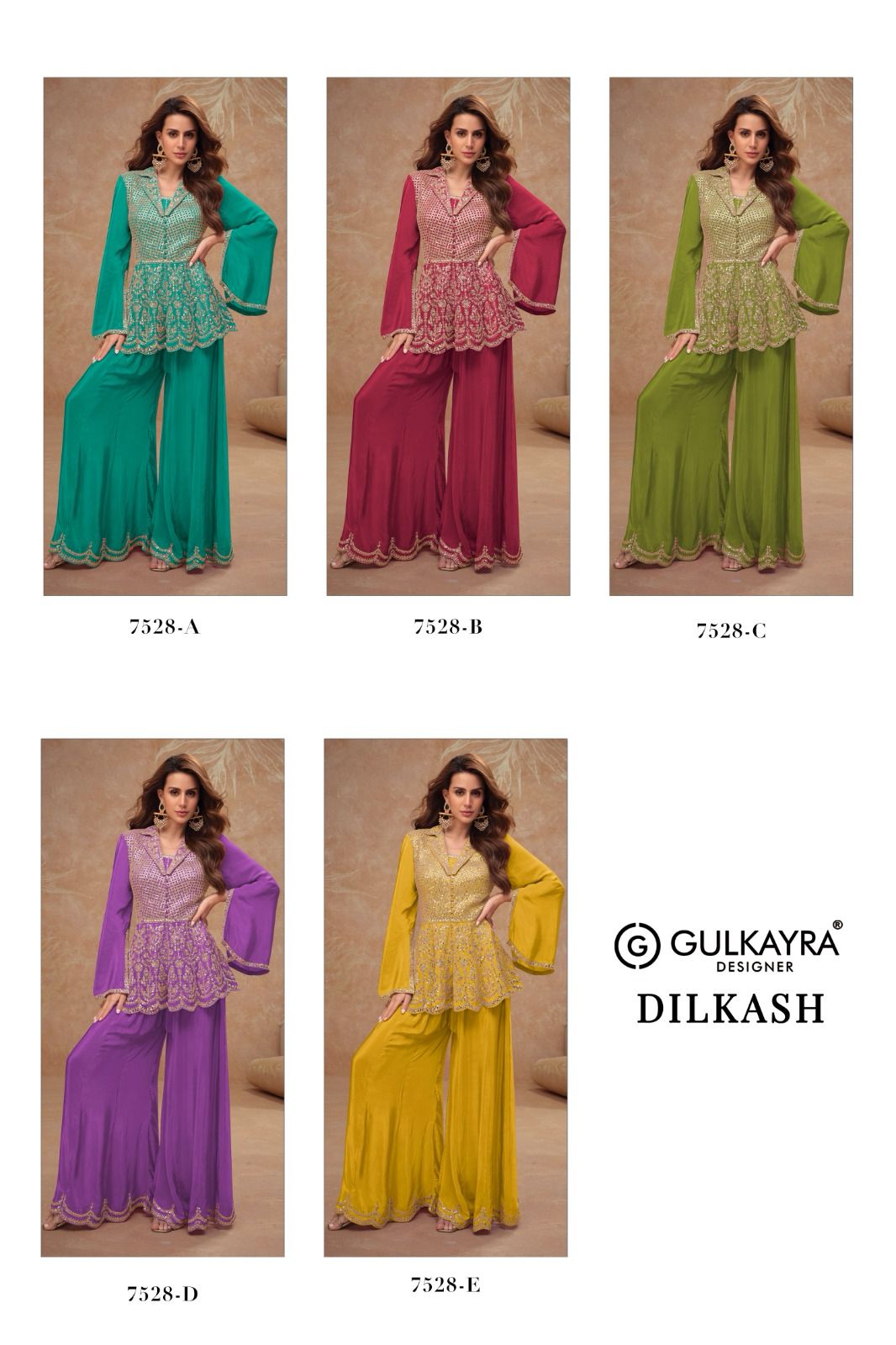 Gulkayra Dilkash Chinon Wholesale Designer Salwar Suits Catalog - Image 7