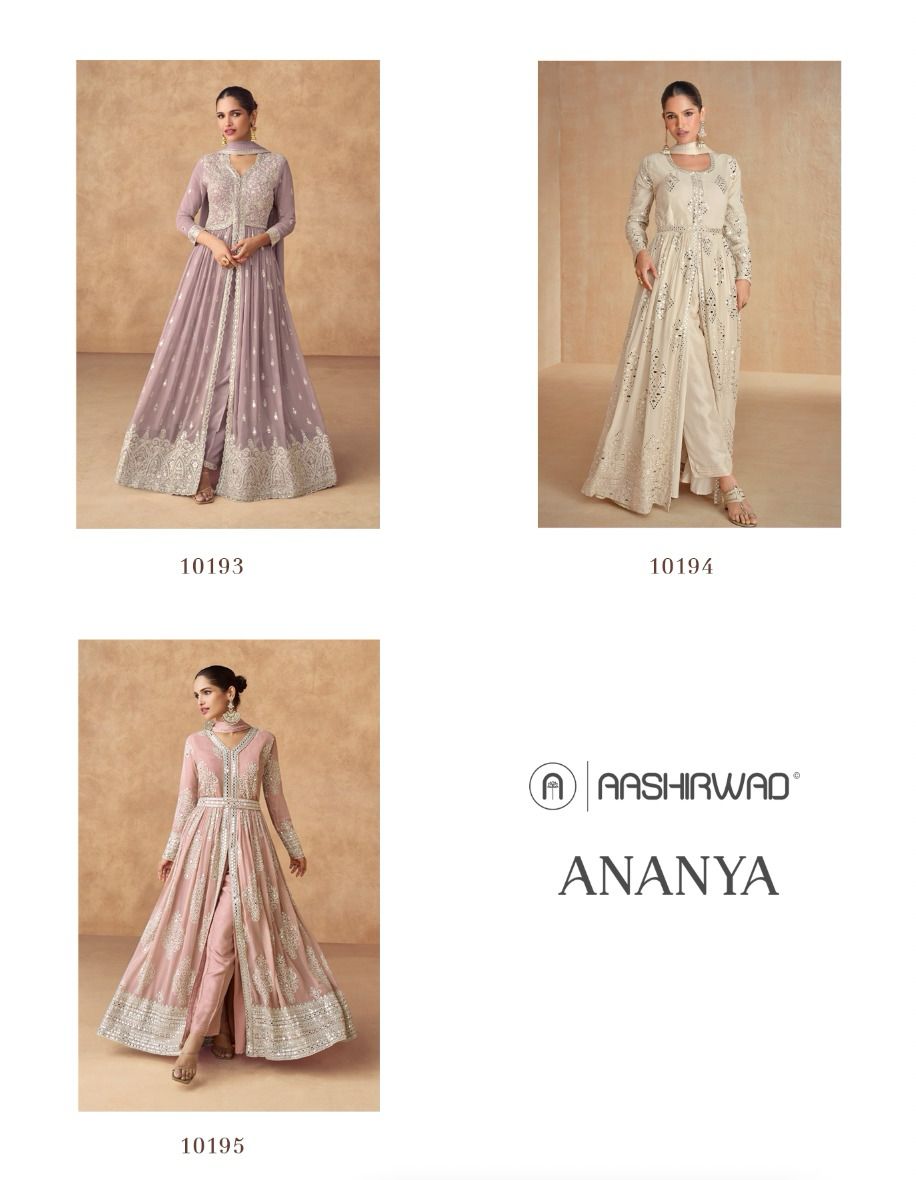 Aashirwad Creation Ananaya Real Georgette Wholesale Designer Salwar Suit Catalog - Image 6