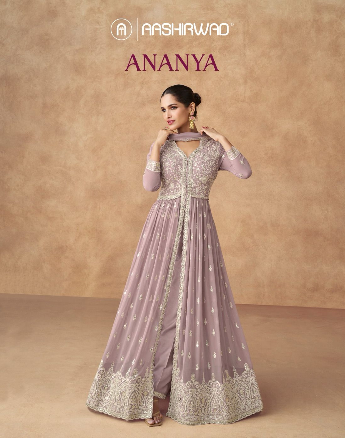 Aashirwad Creation Ananaya Real Georgette Wholesale Designer Salwar Suit Catalog - Image 5