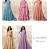 Aashirwad Creation Raagini Premium Silk Suit Designer Anarkali Gown With Dupattta Wholesale