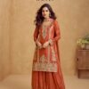 Aashirwad Creation Tanvi Premium Chinon Silk Palazzo Salwar Suit Collection
