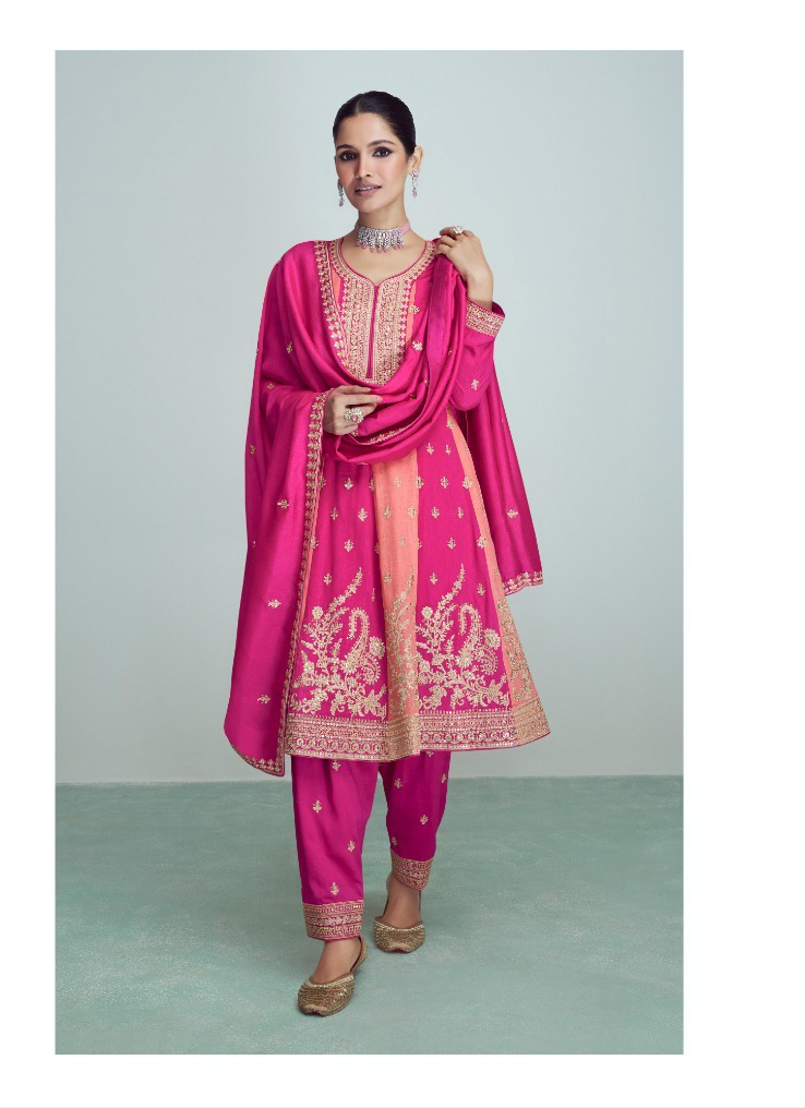 Aashirwad Riwaaz NX Premium Silk Suit with Dupatta Wholesale Catalog - Image 3