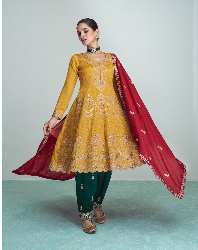 Aashirwad Riwaaz NX Premium Silk Suit Wholesale Catalog