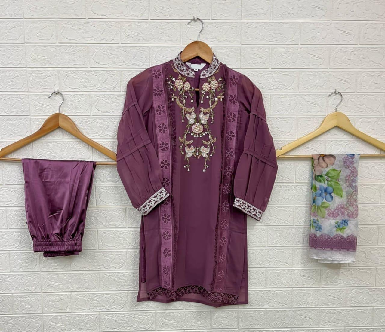 Afsana Lt-101 Georgette Wholesale Pakistani Readymade Suit Collection