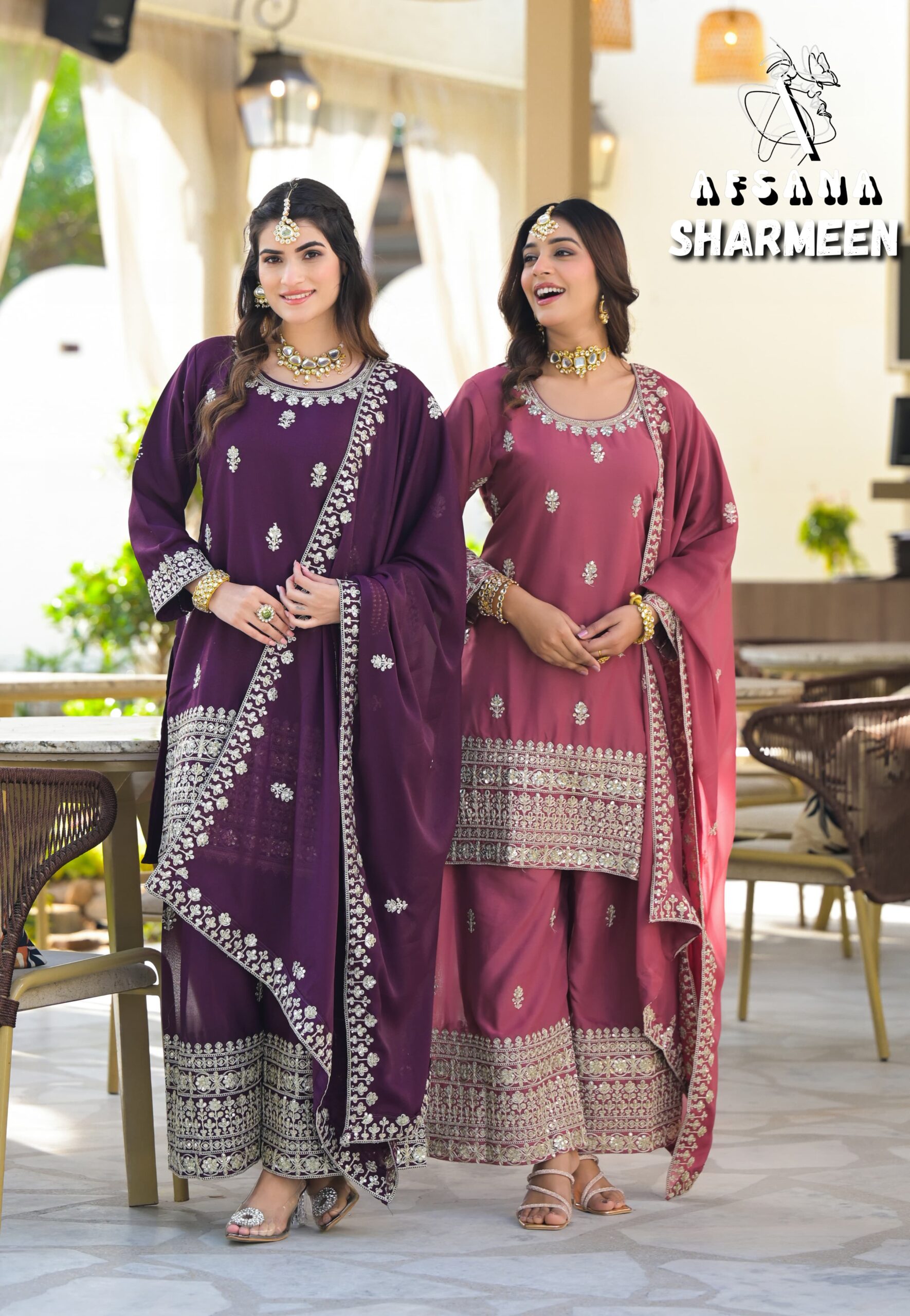 Afsana Sharmeen -2 Georgette Wholesale Pakistani Readymade Suit Collection