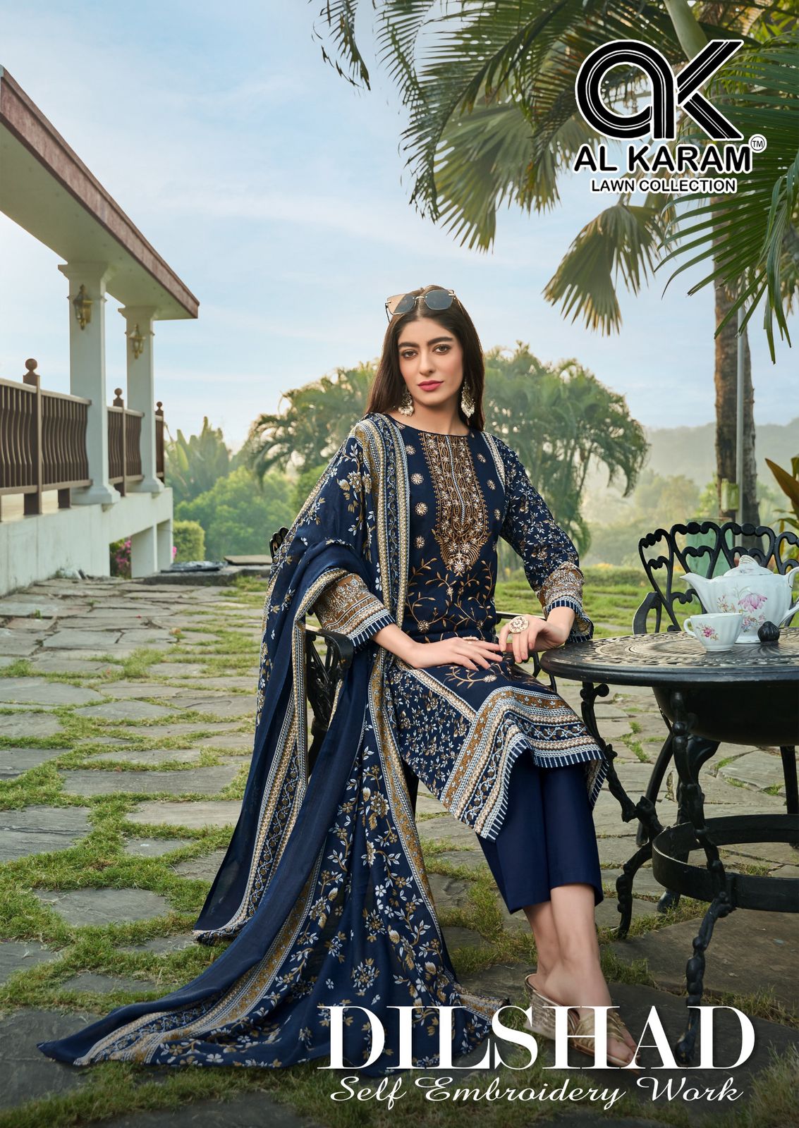 Alkaram Dilshad Vol-01 Cotton Wholesale Karachi Dress Material Catalog