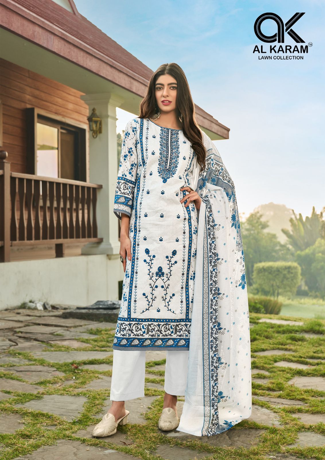 Alkaram Dilshad Vol-01 Cotton Wholesale Karachi Dress Material Catalog - Image 2