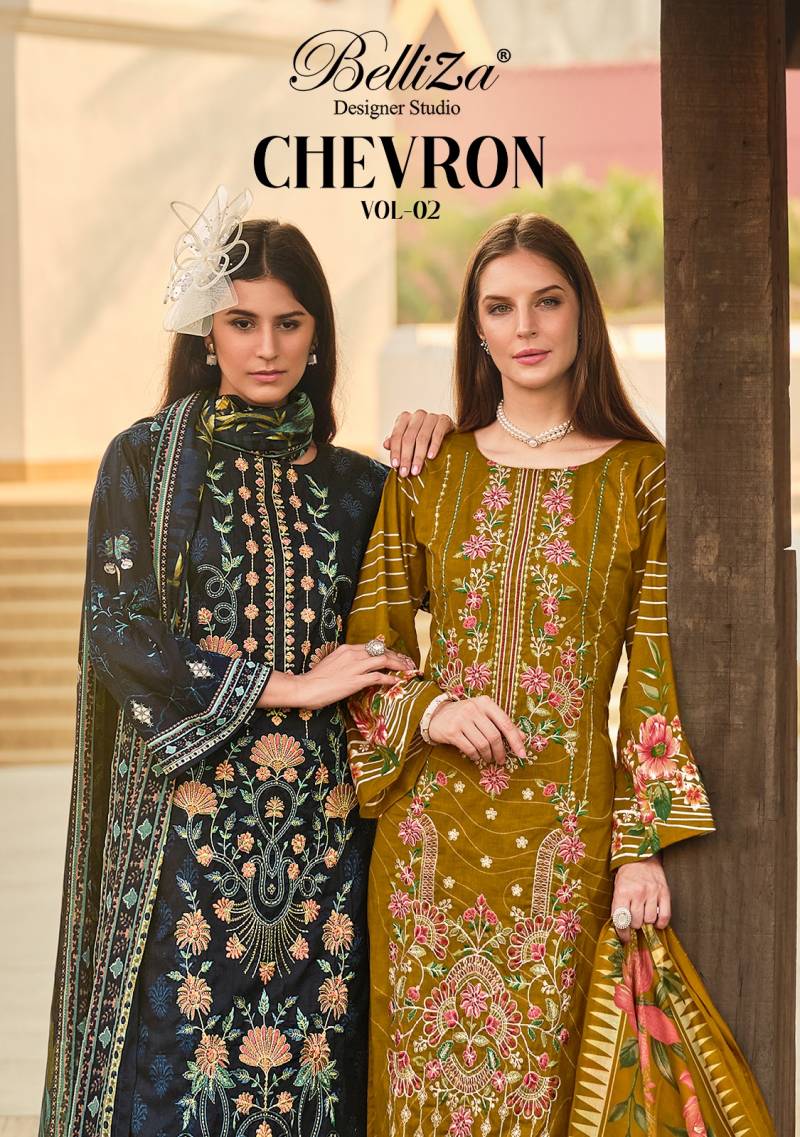 Belliza Chevron Vol 2 Cotton Printed Wholesale Pakistani Salwar Suit Collection