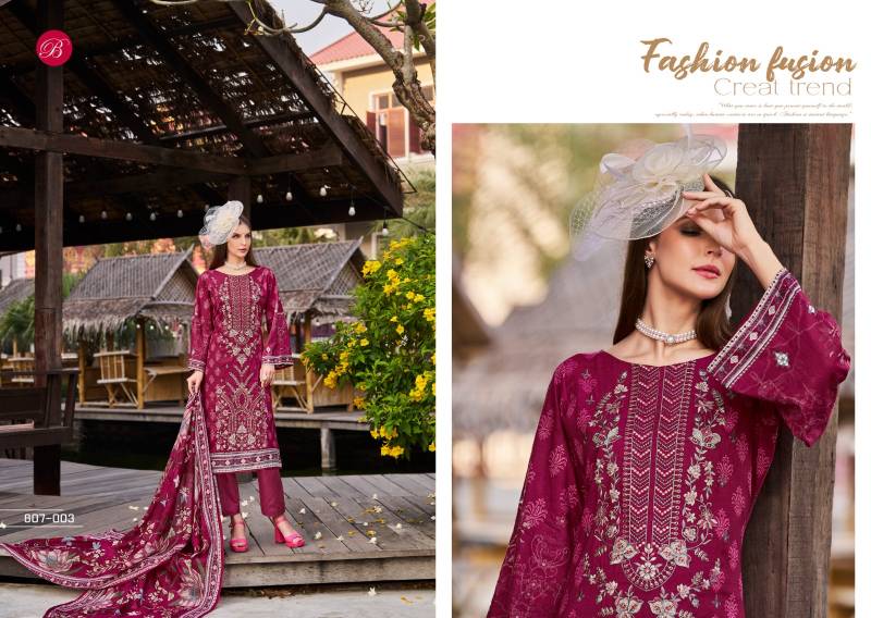 Belliza Chevron Vol 2 Cotton Printed Wholesale Pakistani Salwar Suit Collection - Image 5