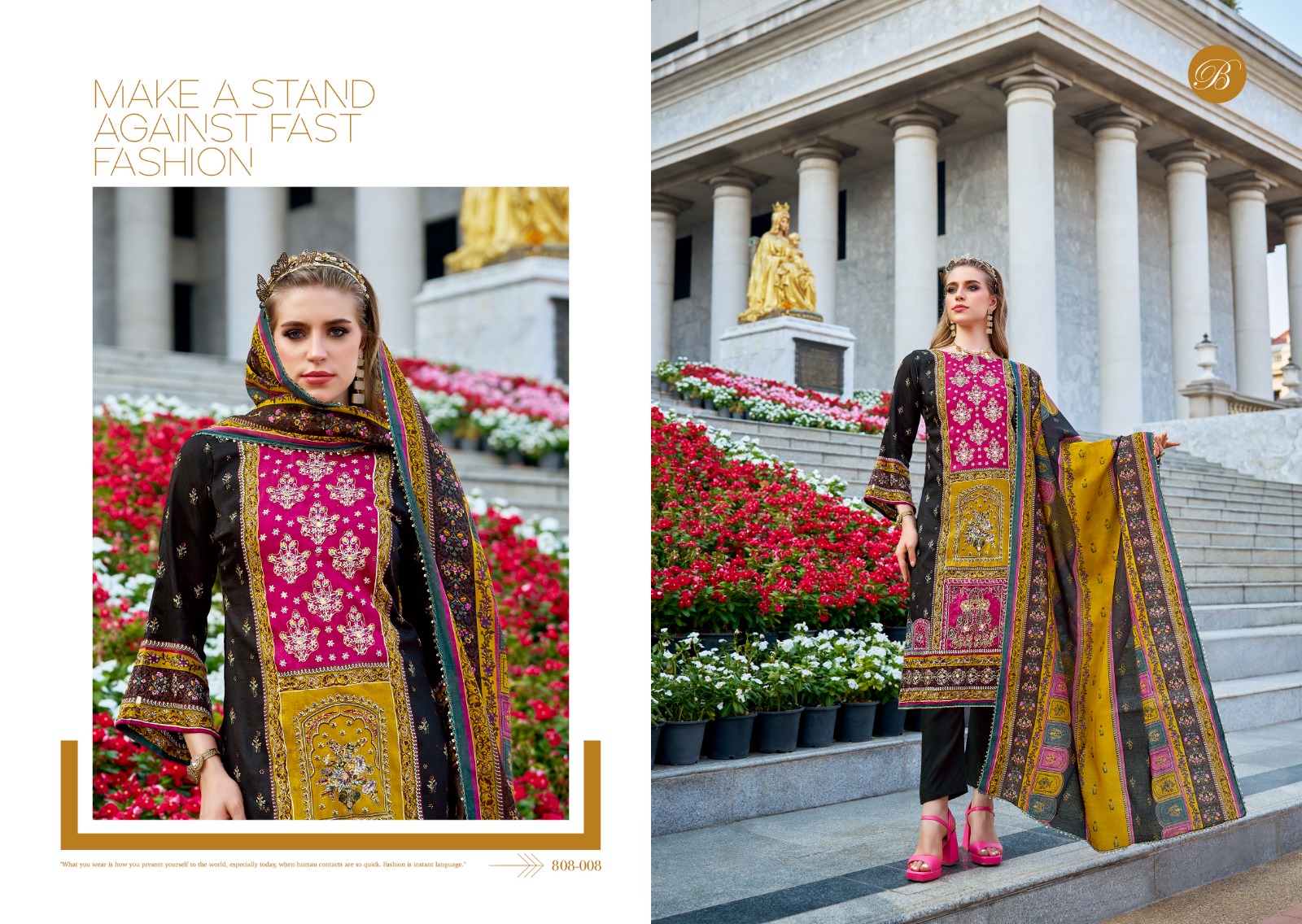 Belliza Dil E Nagma Jam Cotton Digital Printed Wholesale Dress Material Collection - Image 4