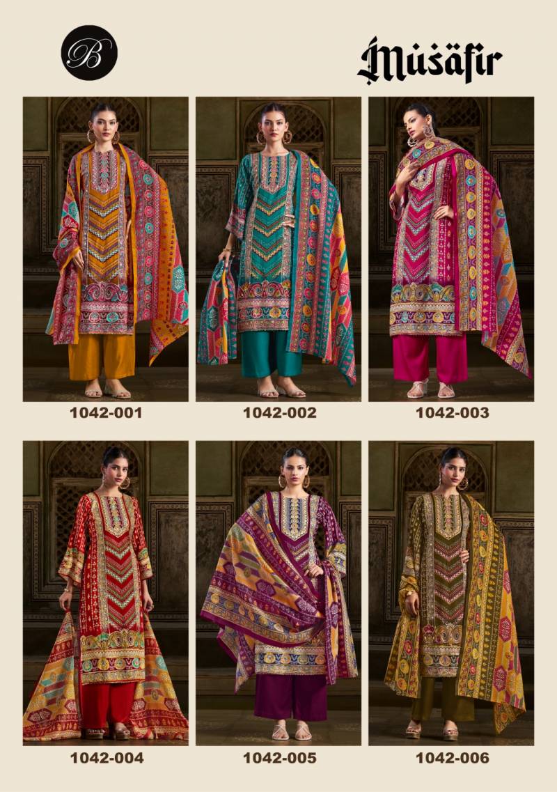 Belliza Musafir Viscose Rayon Printed Wholesale Dress Material Collection - Image 7